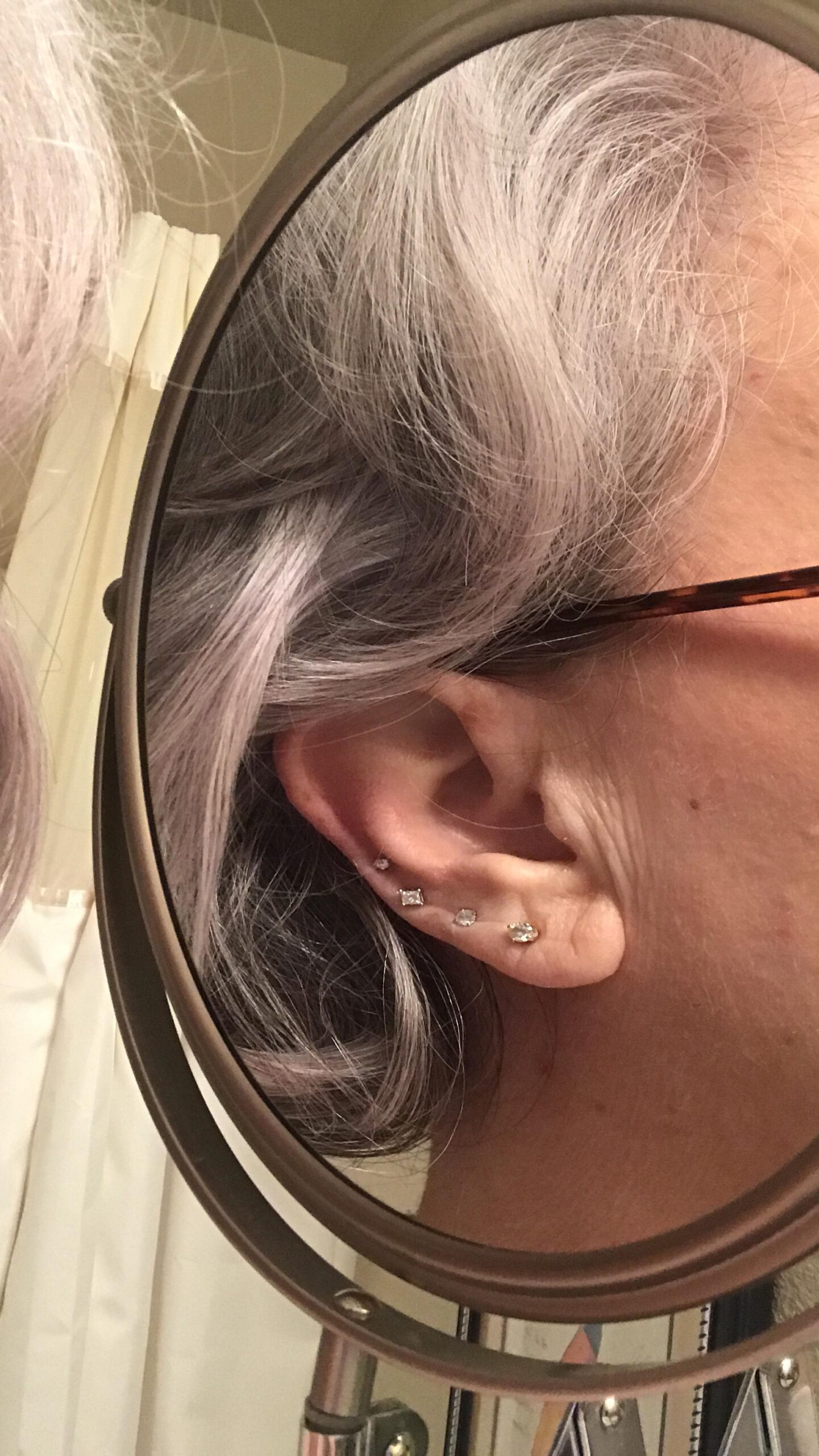 Round Lab Grown or Natural Diamond Stud (IGI Certified 0.70 ct & up) Popular Plus Quality Screw Back Earrings in 14k Solid Gold, 0.04 Ctw & Up customer photo 1