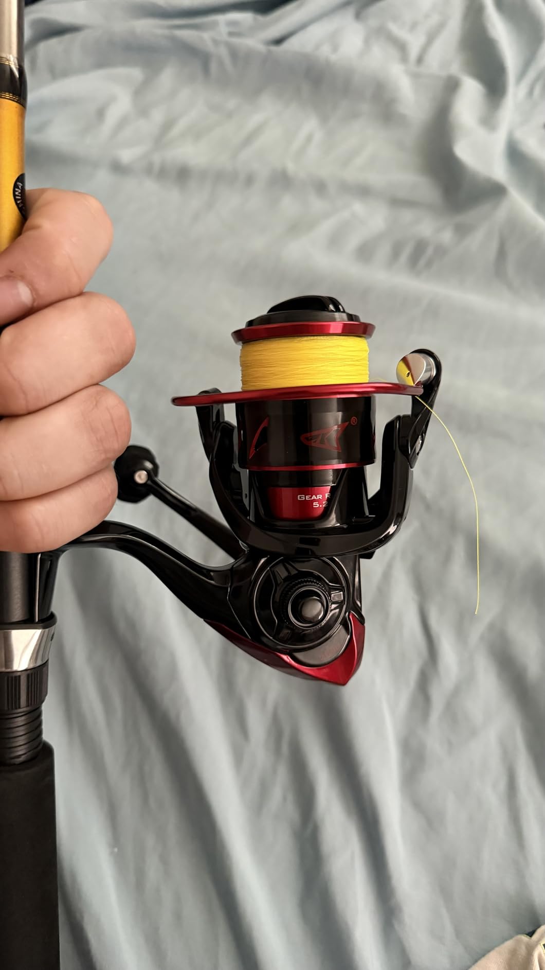 KastKing Sharky Spinning Reel - 5.2:1 & 6.2:1 Gear Ratios, Carbon Fiber Drag 33-39.5LB, 10+1 Stainless Bearings, Lightweight Nylitech Body, for Saltwater & Freshwater customer photo 1