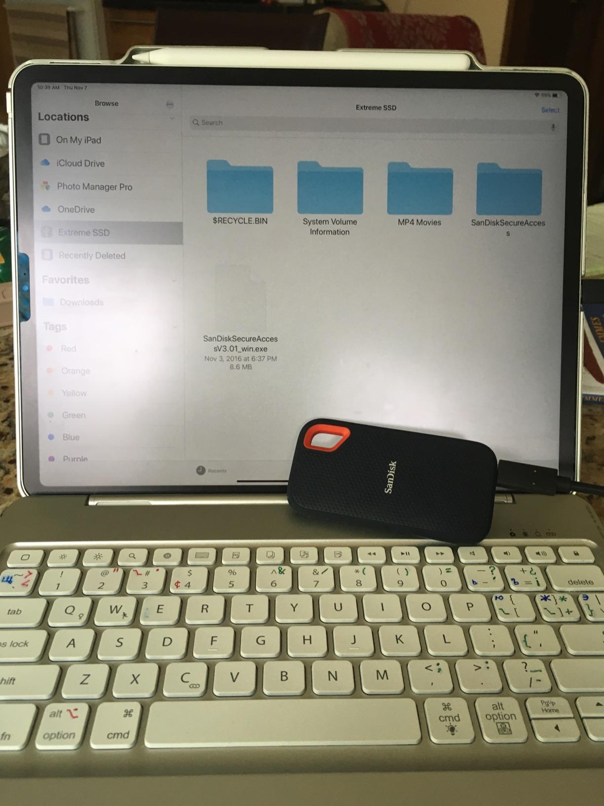 SanDisk 500GB Extreme Portable External SSD - Up to 550MB/s - USB-C, USB 3.1 - SDSSDE60-500G-G25 customer photo 1