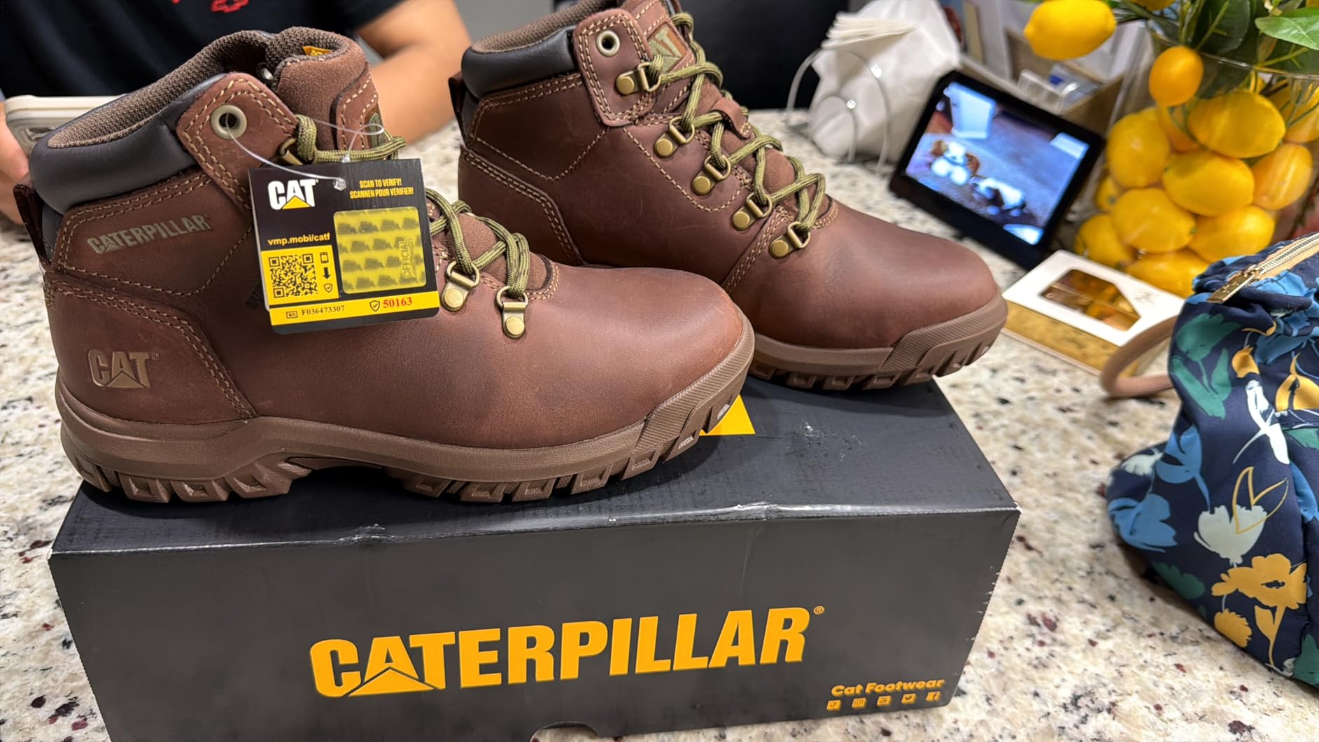 Cat Footwear Women's Mae Waterproof Steel Toe Work Boot customer photo 1