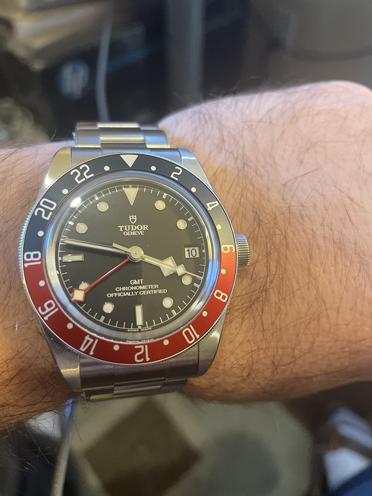 Tudor Heritage Black Bay GMT Stainless Steel Automatic Mens Watch M79830RB-0001 customer photo 1