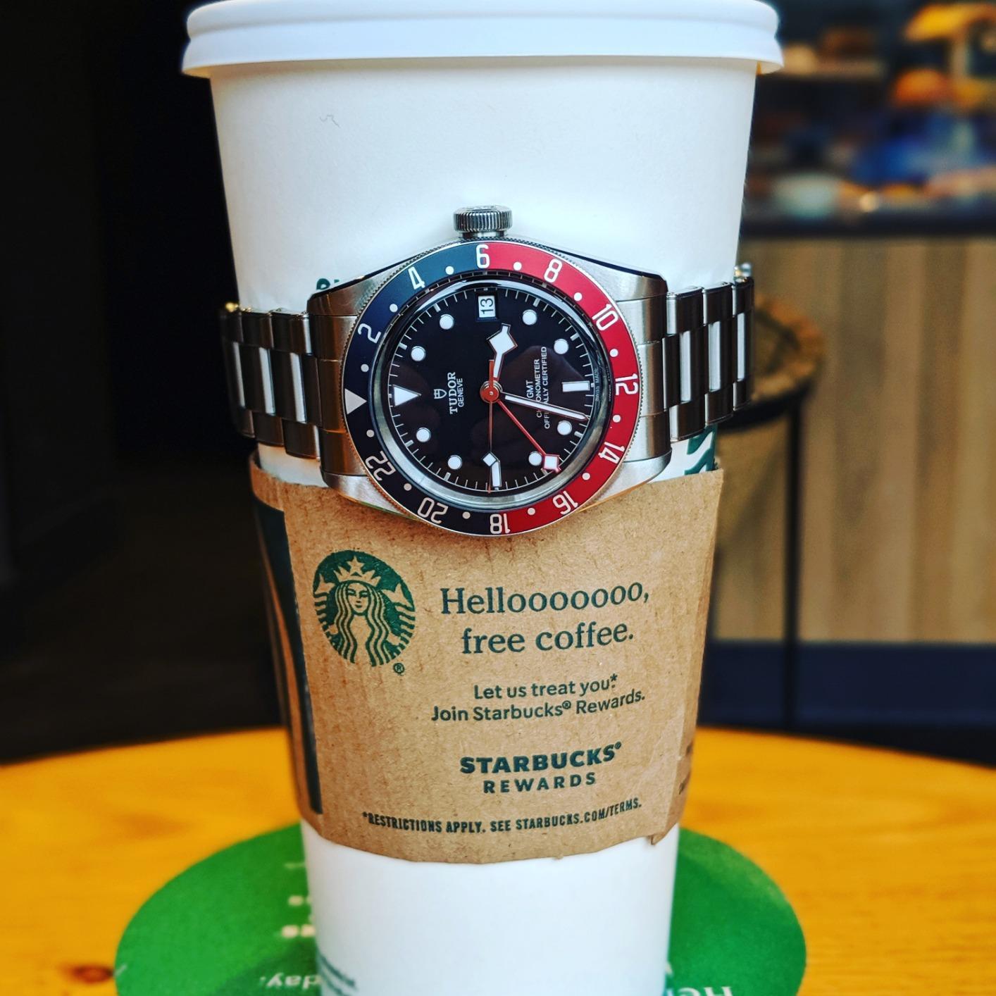 Tudor Heritage Black Bay GMT Stainless Steel Automatic Mens Watch M79830RB-0001 customer photo 2