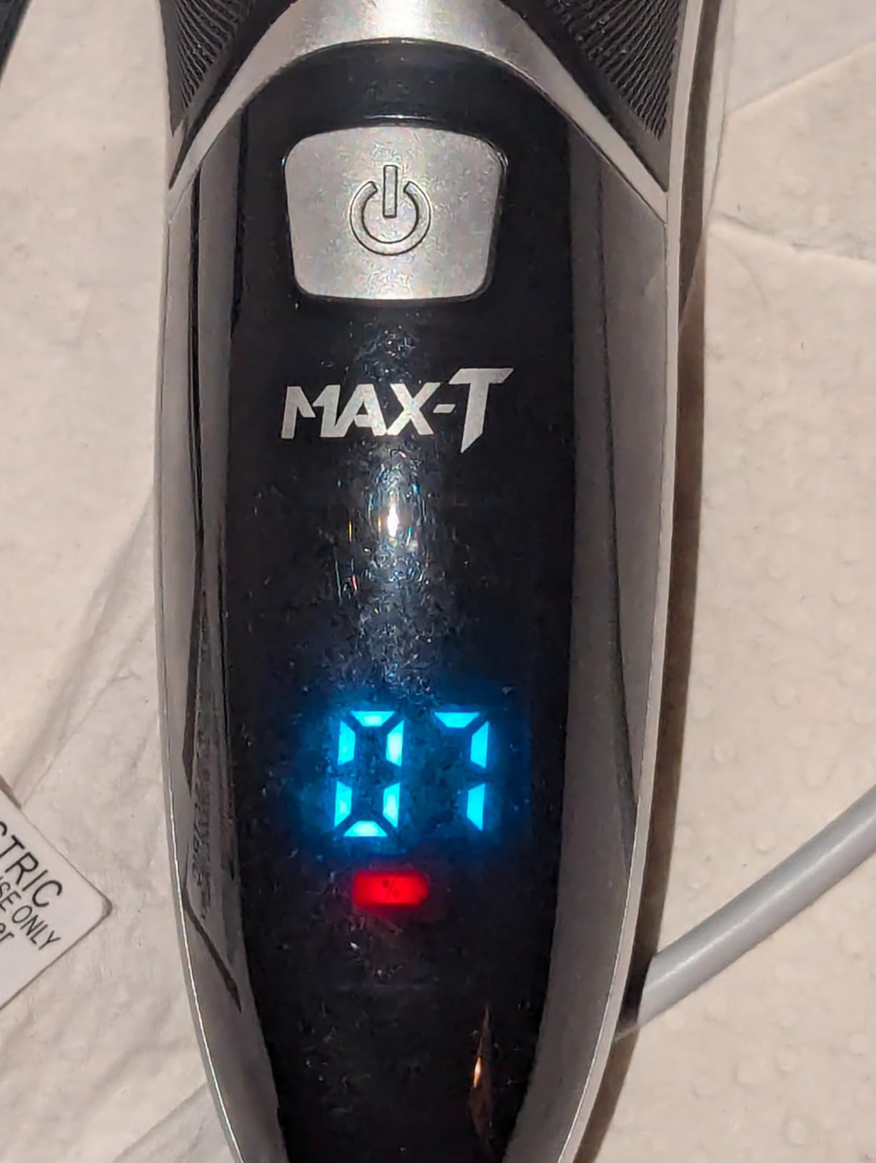 Men's Electric Shaver - MAX-T Corded and Cordless Rechargeable 3D Rotary Shaver Razor for Men with Pop-up Sideburn Trimmer Wet and Dry, IPX7 Waterproof, Plug & Play customer photo 1