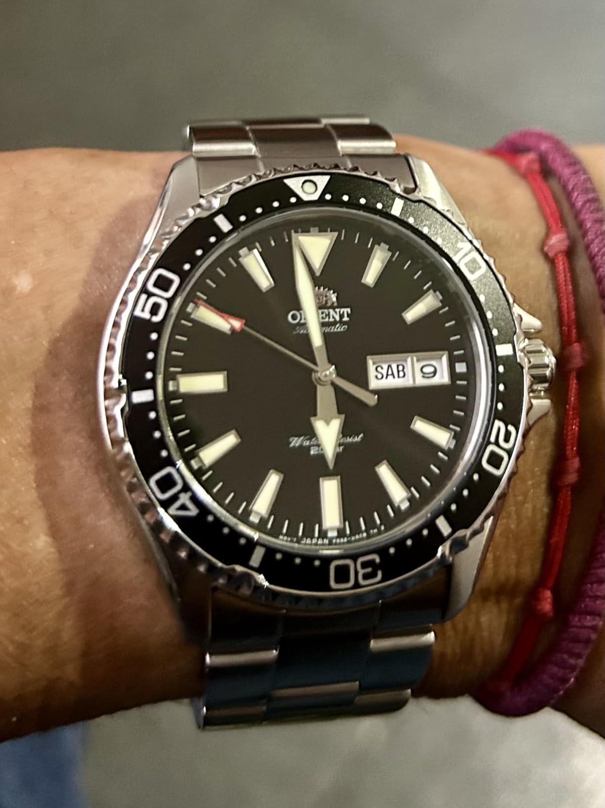 Orient Kamasu/Mako III Men's Automatic Manual Winding Sports Steel Divers' Watch with Screw Crown and Sapphire Crystal customer photo 1