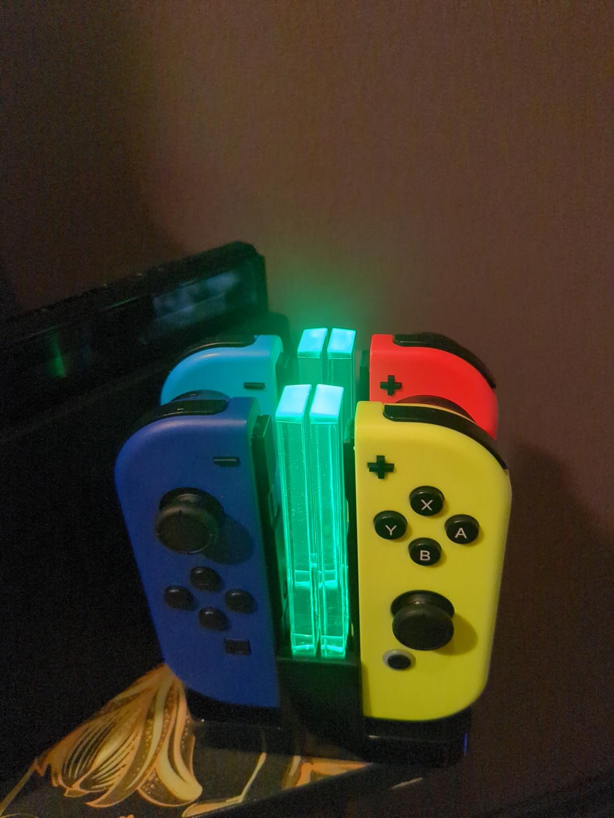 FastSnail Charging Dock Compatible with Nintendo Switch for Joy Con & OLED Model Controller with Lamppost LED Indication, Charger Stand Station with Charging Cable customer photo 2