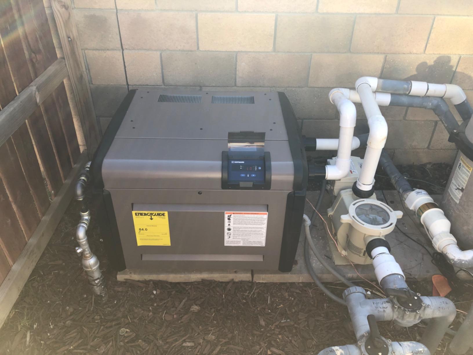 Hayward W3H400FDN Universal H-Series 400,000 BTU Natural Gas Pool Heater for Inground Pools customer photo 1
