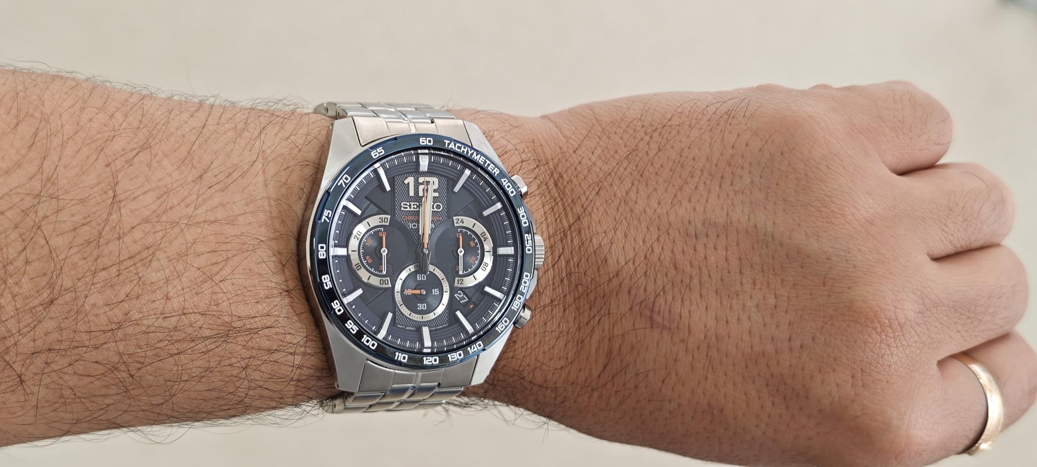 SEIKO SSB347 Watch for Men - Essentials - Quartz Chronograph, Tachymeter customer photo 1