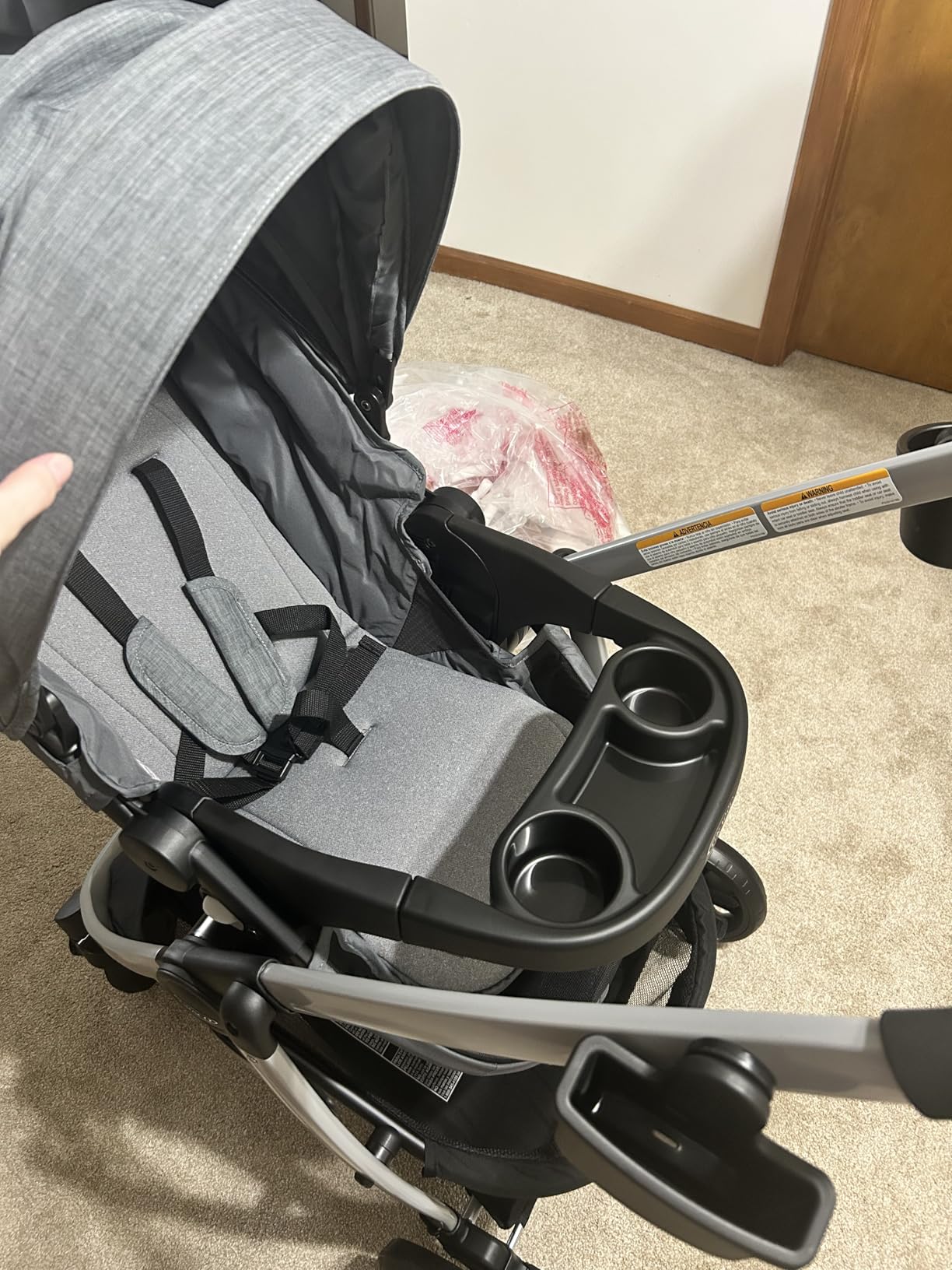 Graco Modes Pramette Stroller, 3-in-1 Baby Stroller, 3 Modes: Infant Car Seat Carrier (Car Seat Not Included), Infant Pramette, and Toddler Stroller, Reversible Seat, One-Hand Fold, Pierce customer photo 2