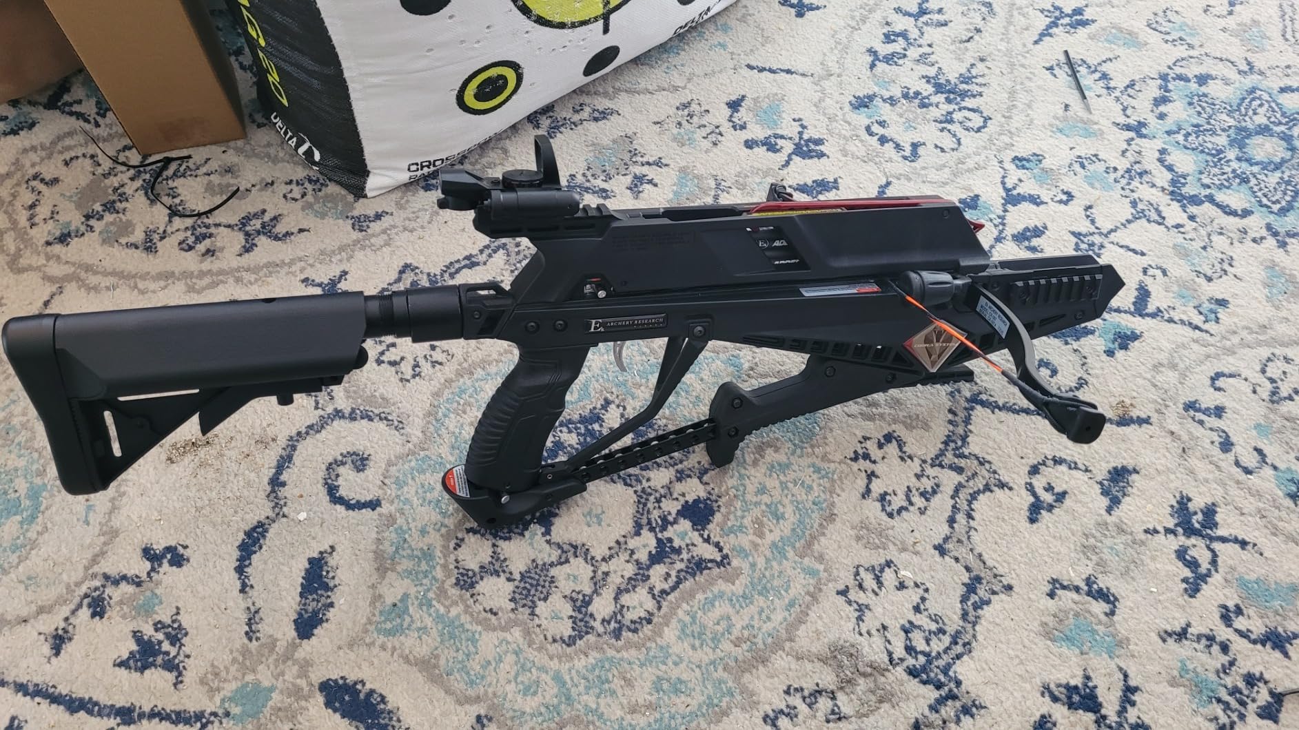 EK Archery Repeating Adder Crossbow 130 lb Cross Bow with 5 Shot auto-loading Magazine Includes 15 Carbon Arrows Bolts customer photo 1