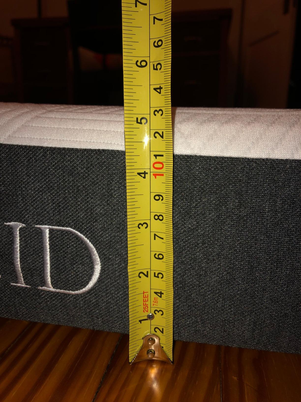 Lucid 5 Inch Gel Memory Foam Mattress - Firm Feel - Twin - Bamboo Charcoal customer photo 1