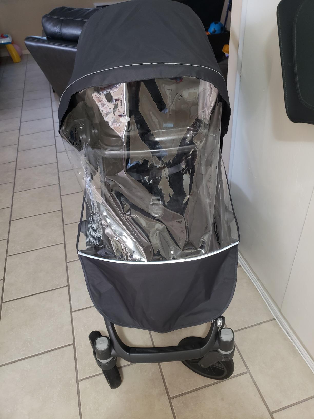 UPPAbaby Performance Rain Shield for Vista and Cruz Strollers / Waterproof and Windproof Coverage / Ventilated Design / Quick Attachment / Easy Access to Child customer photo 1