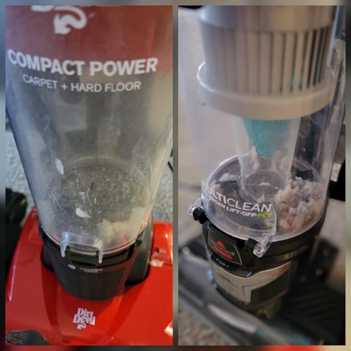 Bissell MultiClean Allergen Lift-Off Pet Vacuum with HEPA Sealed System, Detachable Canister for Stairs & Upholstery, LED Headlights, Tangle-Free Brush Roll, 2998 customer photo 2