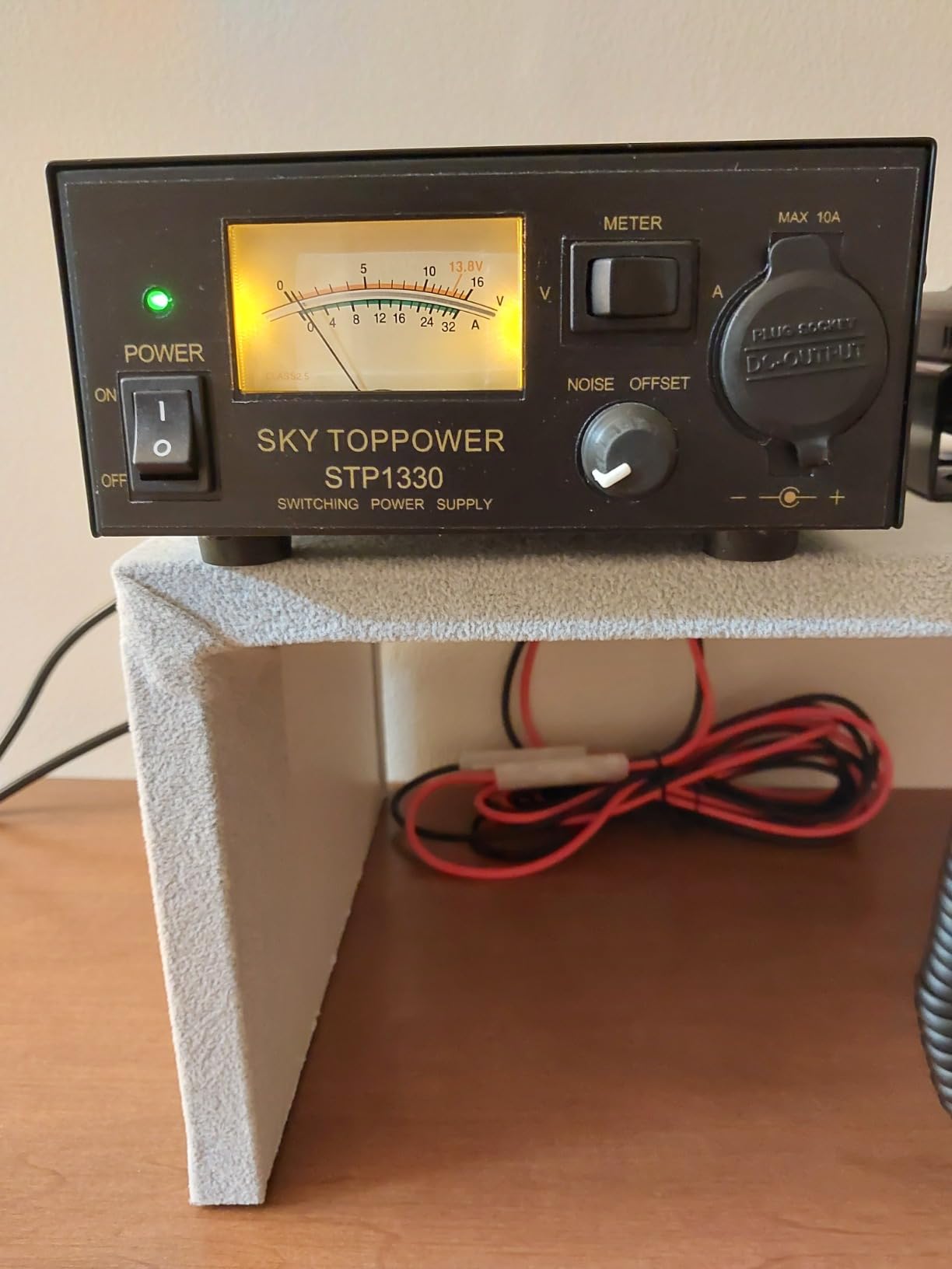 13.8V 30A Power Supply for Ham Radio - AC to DC Converter with Cigarette Lighter Socket & Cooling Fan, STP1330 (SKY TOPPOWER) customer photo 1