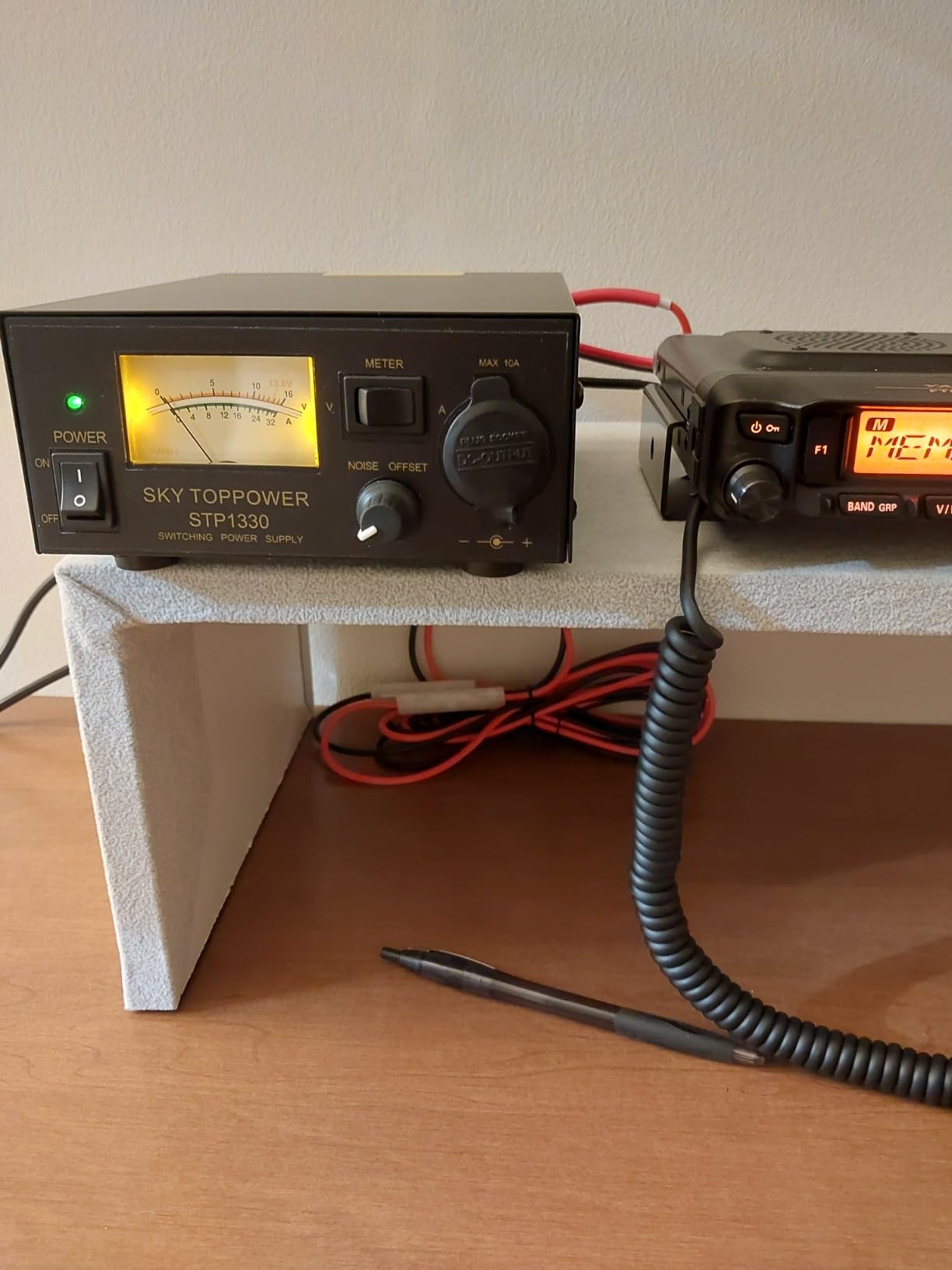 13.8V 30A Power Supply for Ham Radio - AC to DC Converter with Cigarette Lighter Socket & Cooling Fan, STP1330 (SKY TOPPOWER) customer photo 2