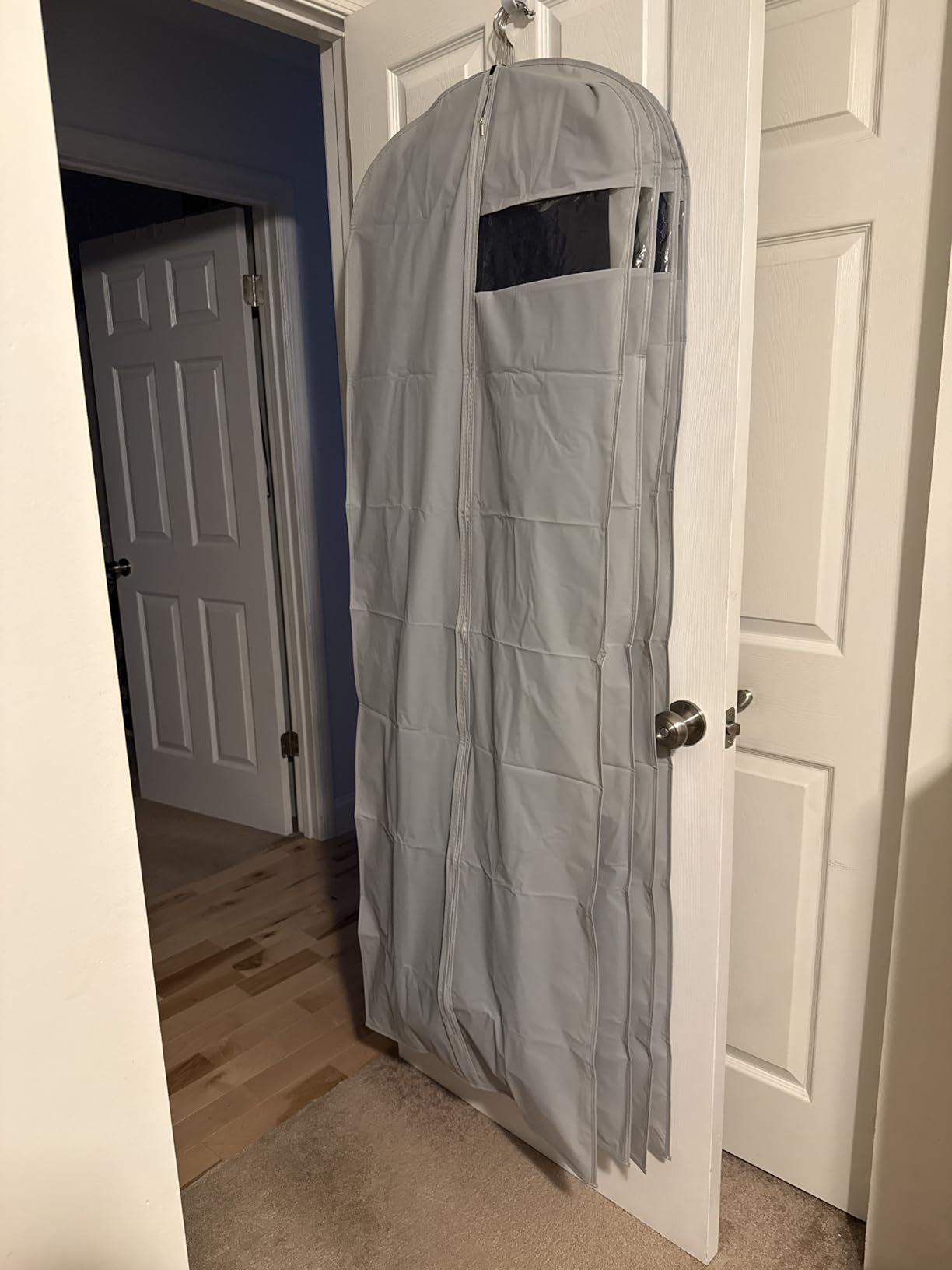 Dress Bags for Gowns Long, 65'' Long Dress Clear Garment Bag(Set of 2, 23.3'' X 65