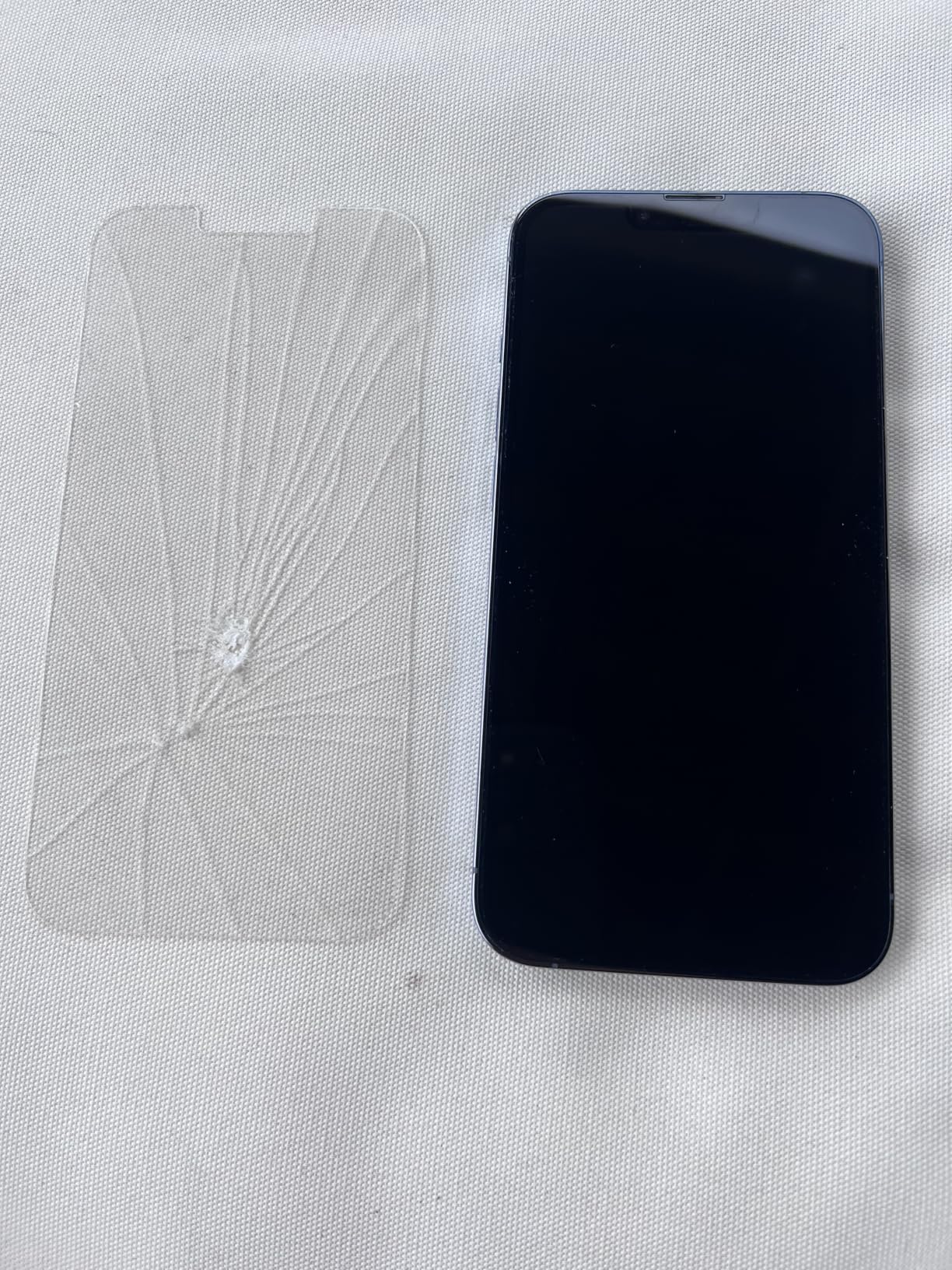 Spigen Tempered Glass Screen Protector [GlasTR EZ FIT] designed for iPhone 17e / iPhone 16e / iPhone 14 / iPhone 13 Pro/iPhone 13 [2 Pack] customer photo 2