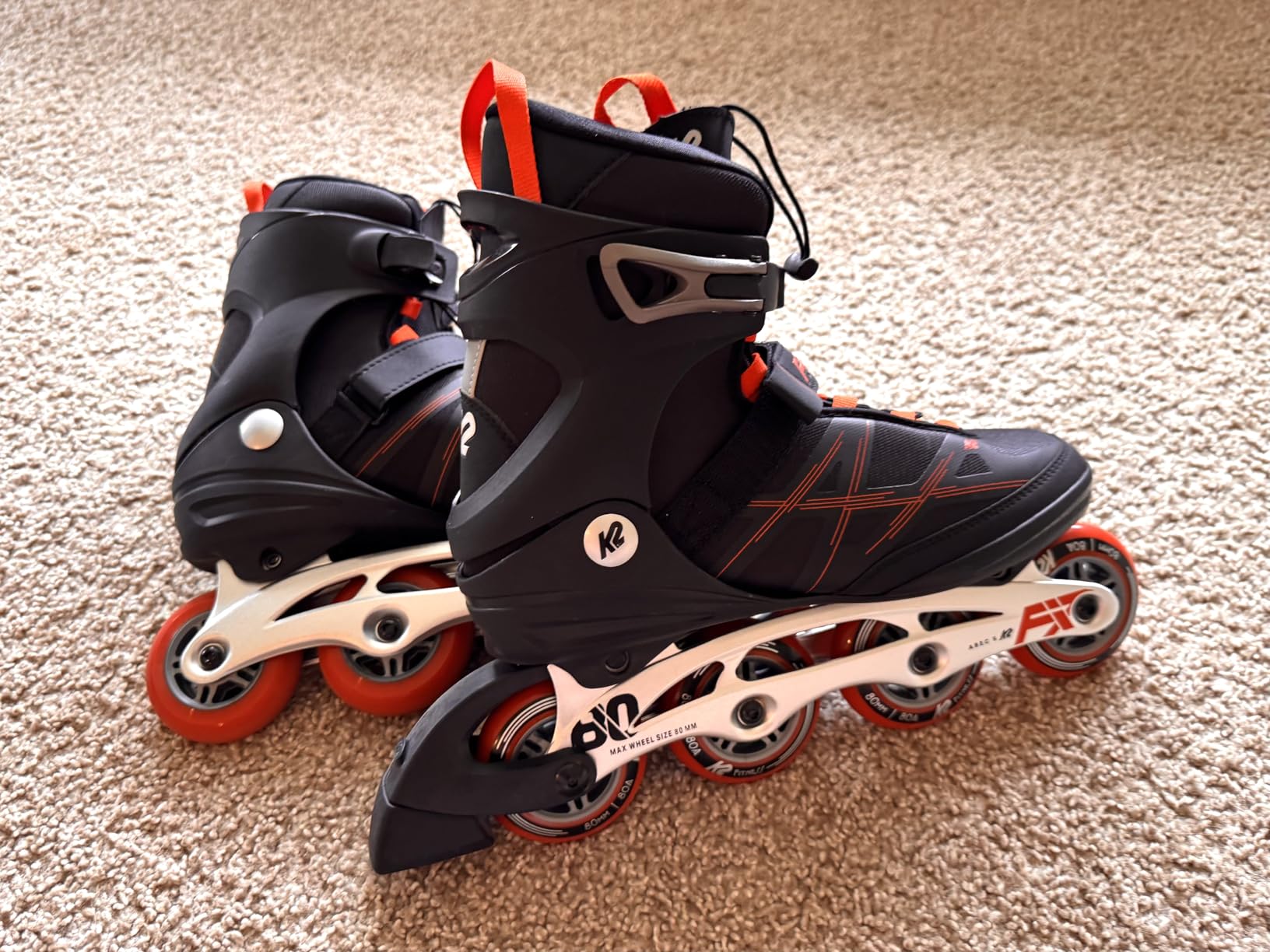 K2 F.I.T. 80 ALU Black Mens Inline Skates customer photo 1