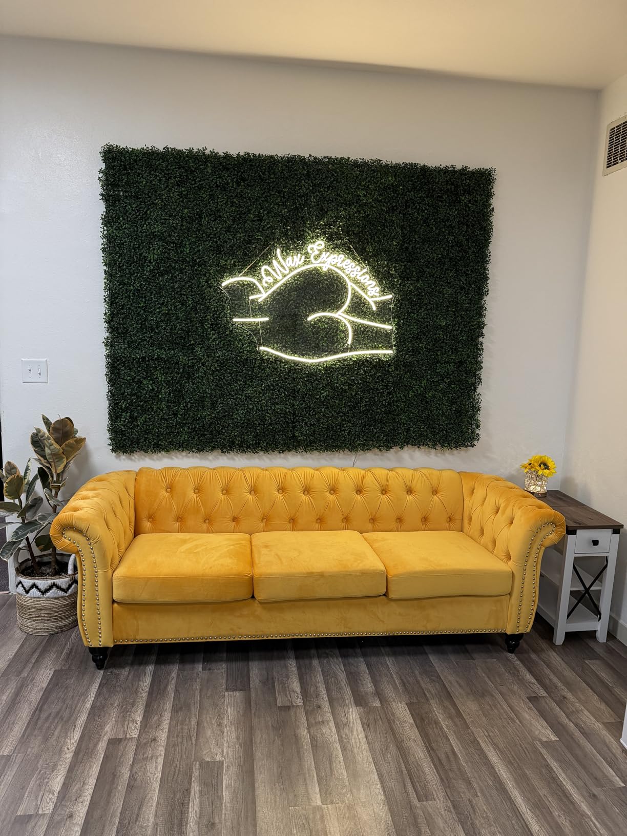 ORRD Chesterfield Sofa Velvet, Modern Tufted Couch 3 Seater with Rolled Arms and Nailhead for Living Room, Bedroom, Office, Apartment (Green) customer photo 2