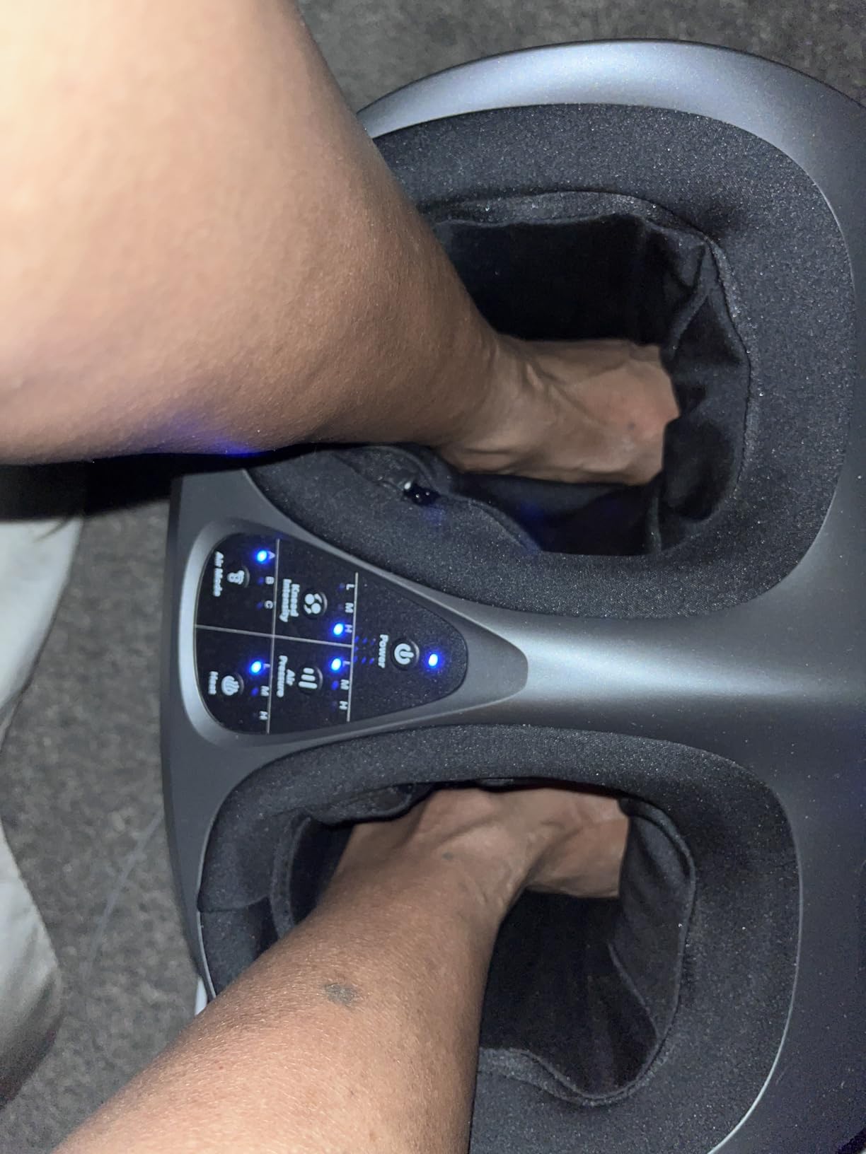 BOB AND BRAD Foot Massager Machine with Heat and Remote, Fits up to Size 14, Fathers Day Dad Gifts for Men Husband, Shiatsu Deep Kneading Foot Massager with 3 Adjustable Modes for Standing Worker customer photo 2