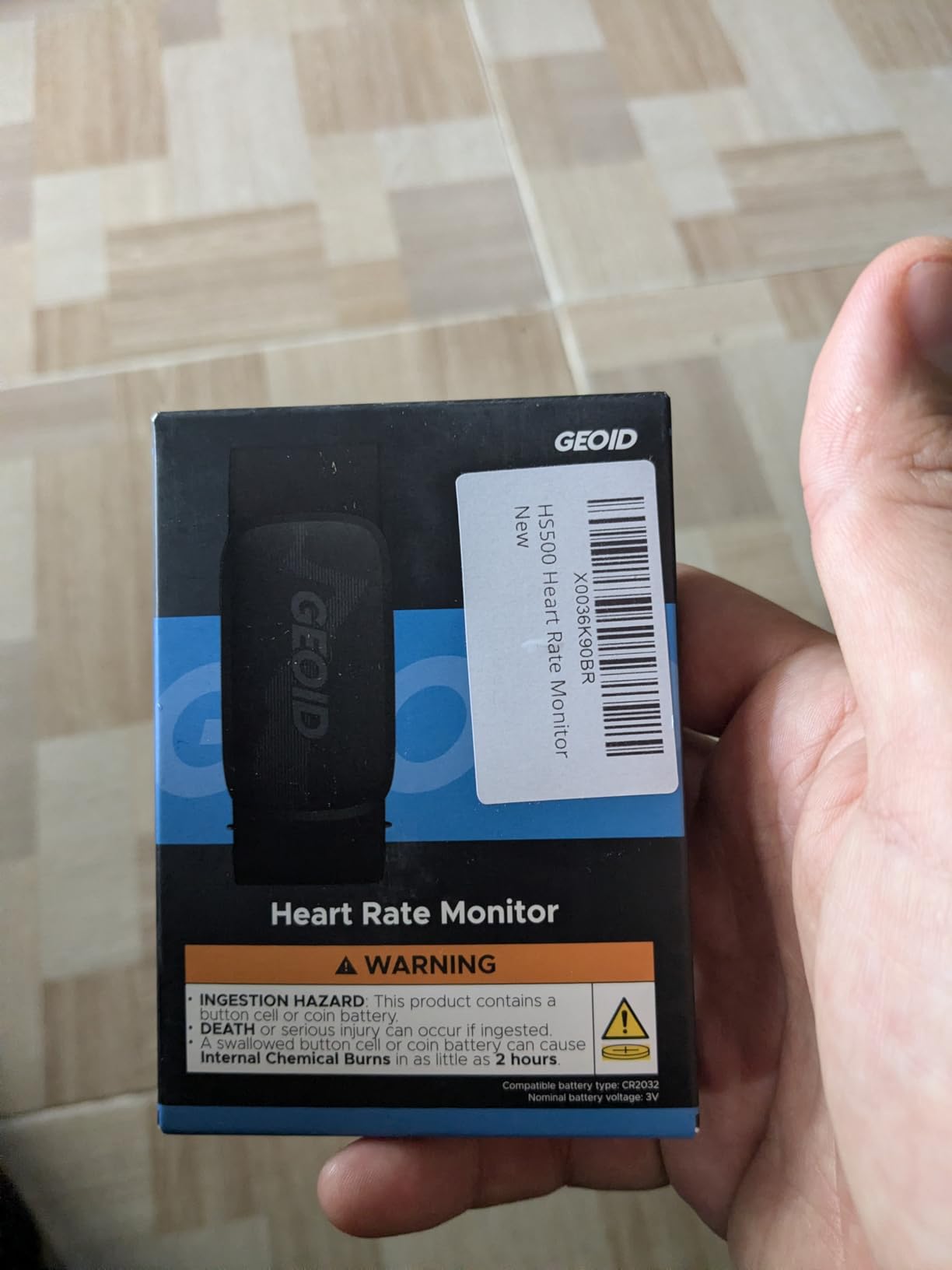 GEOID HS500 Heart Rate Monitor, Heart Rate Sensor Chest Strap, Protocol ANT+/Bluetooth, Compatible with iOS/Android APPs customer photo 2