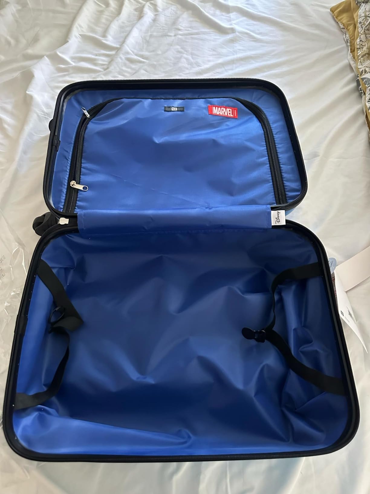 FUL Marvel Spider-Man Kids Suitcase for Boys and Girls | 21'' Kids Carry On Luggage | Hardshell Rolling Suitcase with 360° Spinner Wheels | Airline Approved customer photo 1