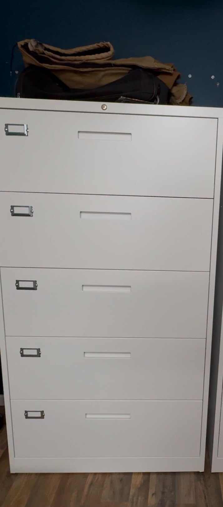 Letaya 4 Drawer Metal Lateral Filing Organization Storage Cabinets with Lock, Home Office for Hanging Files Letter/Legal/F4/A4 Size customer photo 1