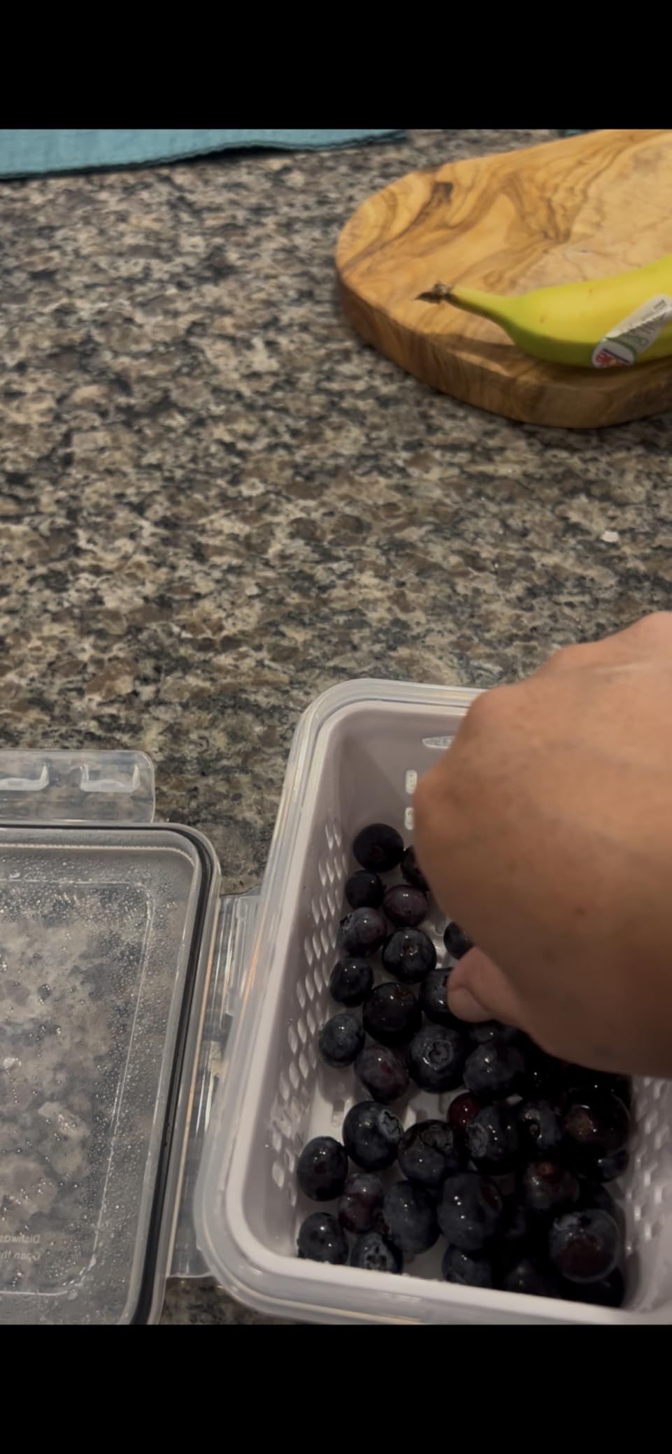 5 PCS Large Fruit Containers for Fridge - Leakproof Food Storage Containers with Removable Colander - Dishwasher & microwave safe Produce Containers Keep Fruits, Vegetables, Berry, Meat Fresh longer customer photo 1