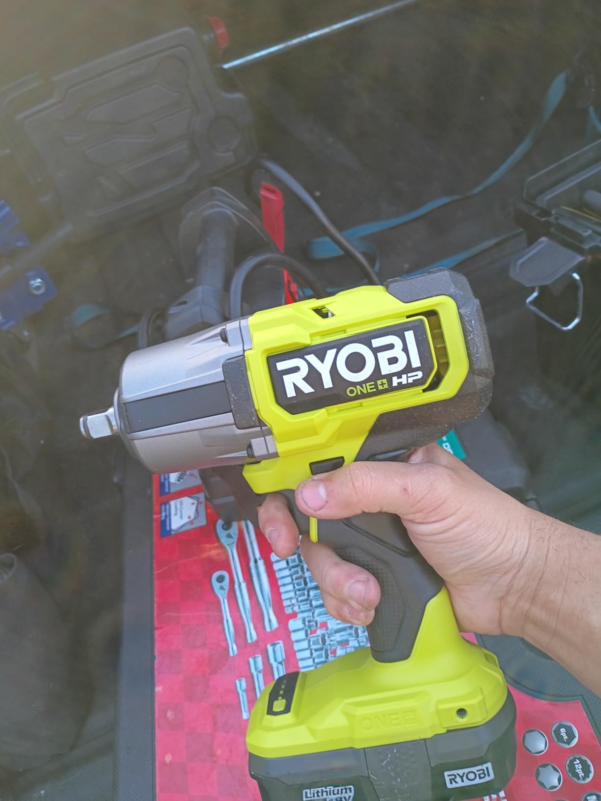 Ryobi ONE+ HP 18V Brushless Cordless 4-Mode 1/2 in. High Torque Impact Wrench (Tool Only) customer photo 2