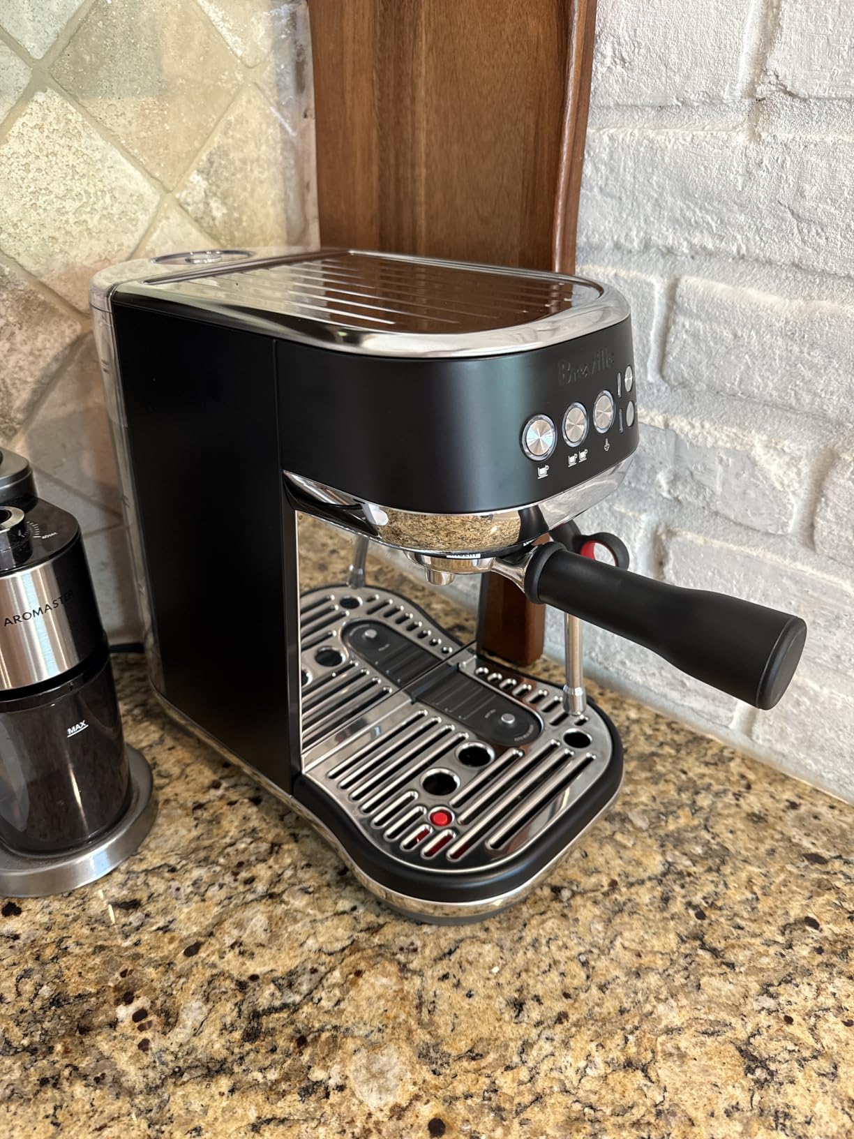 Bambino Plus Espresso Machine BES500DBL, Damson Blue customer photo 1