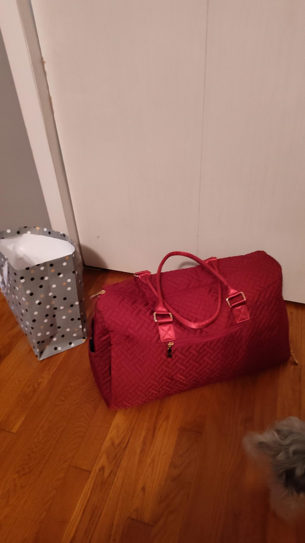 Duffle Bag for Travel, Weekender Bag with Shoe Compartment, Carry On Overnight Bag for Women with Toiletry Bag, Gym Bag with Wet Pocket, Hospital Bags for Labor and Delivery Beige customer photo 1