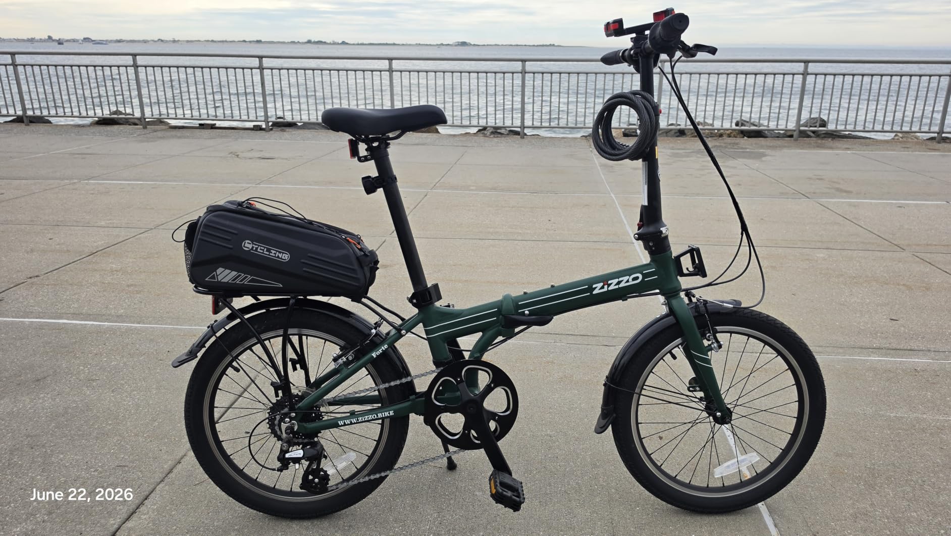 ZiZZO Forte - Heavy Duty 20-Inch Folding Bike customer photo 1