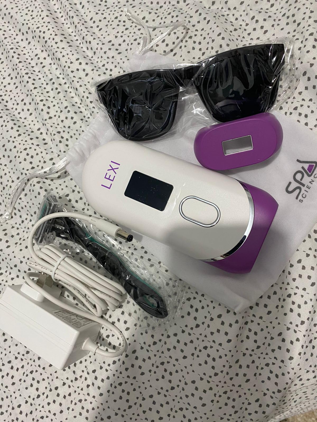 Spa Sciences LEXI - Painless Permanent IPL Hair Removal System - FDA Cleared with 999,999 flashes, Auto Flash, and Skin Sensor customer photo 1