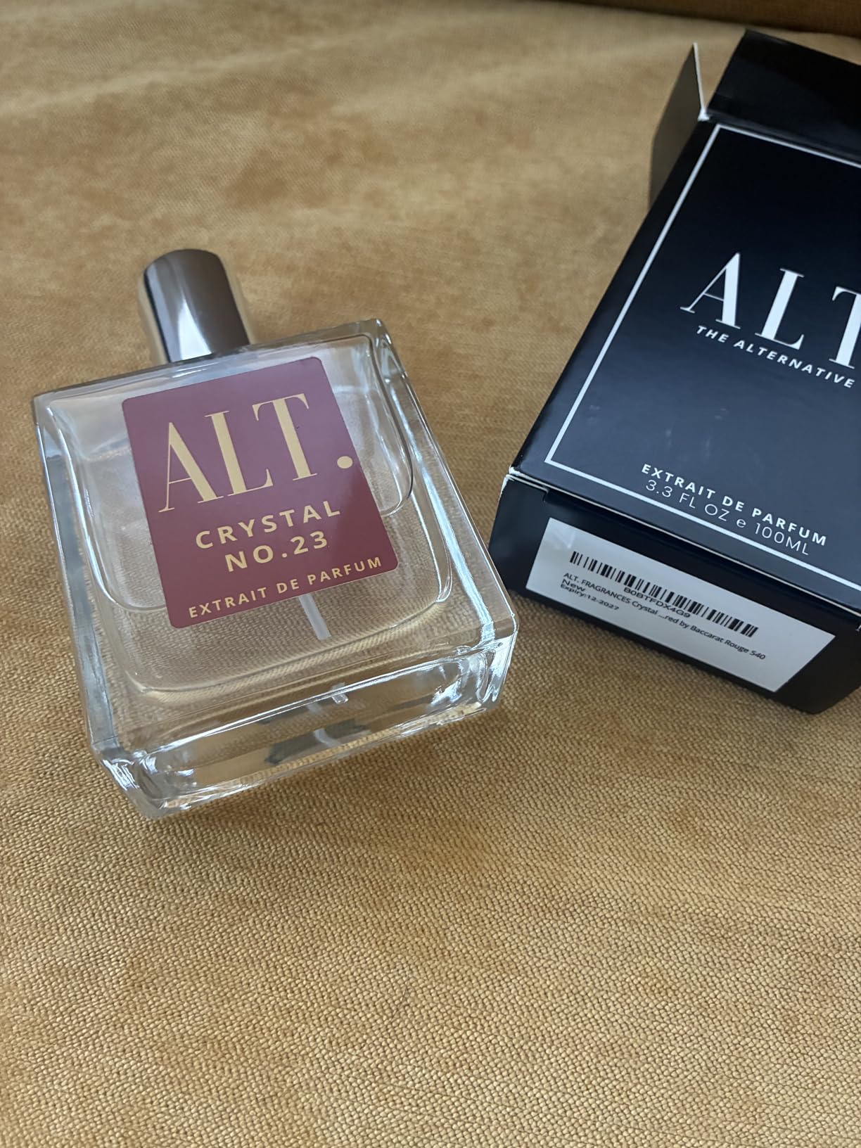 ALT. FRAGRANCES Crystal No. 23 - Inspired by Bac. Roug. 540, Unisex Perfume, Extrait de Parfum, Long Lasting Perfume for Men & Women with Jasmine, Amberwood & Cedar Notes, 60ml customer photo 1