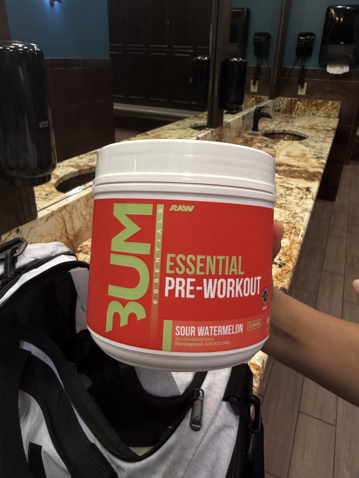 RAW Essential Pre-Workout Powder (Sour Watermelon) - Chris Bumstead Sports Nutrition Supplement for Men & Women - Preworkout Energy Powder with Caffeine, L-Citrulline, L-Tyrosine, & Beta Alanine Blend customer photo 1