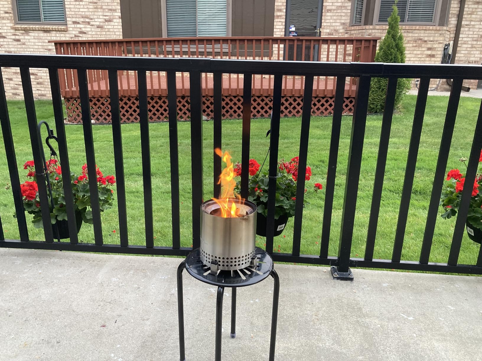 Solo Stove Mesa XL, 7 Inch Tabletop Fire Pit with Stand - Smokeless, Stainless Steel Fire Pit for Camping, Outdoor & Patio- Wood Burning or Pellet Fueled Portable Bonfire customer photo 1