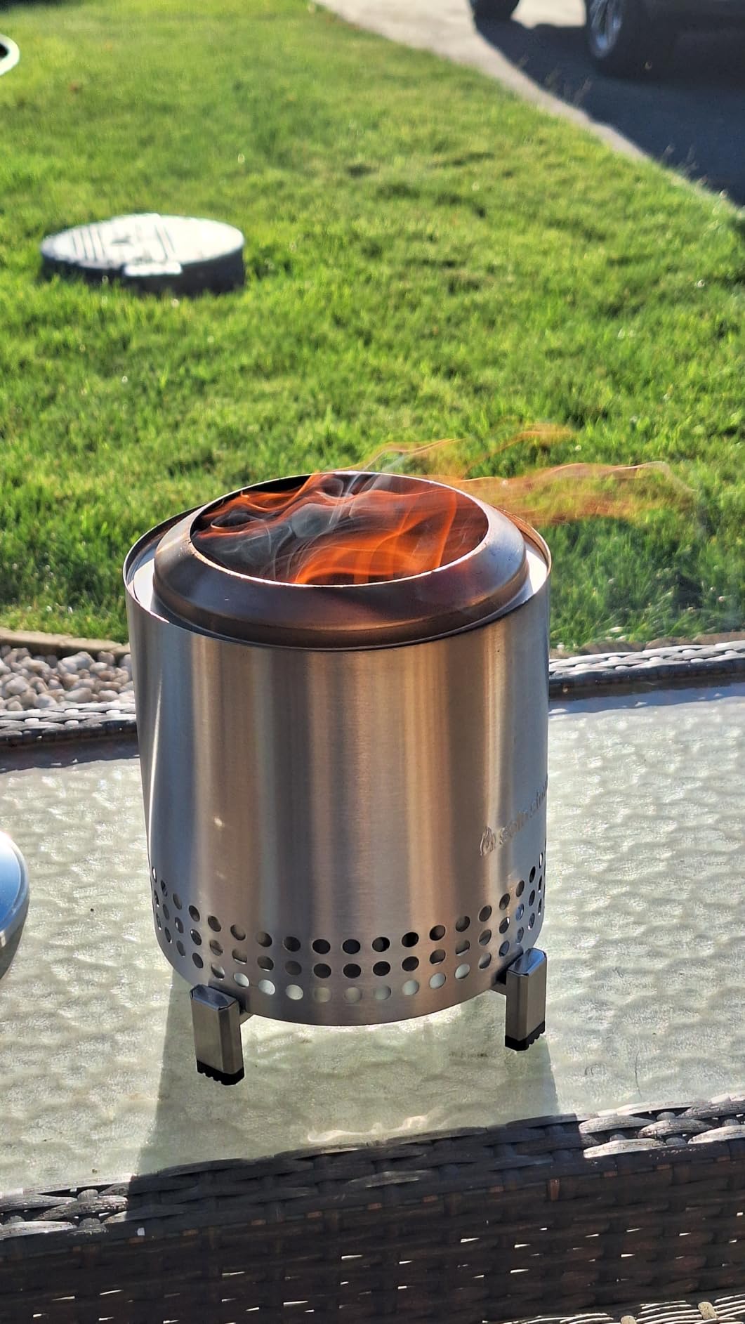 Solo Stove Mesa XL, 7 Inch Tabletop Fire Pit with Stand - Smokeless, Stainless Steel Fire Pit for Camping, Outdoor & Patio- Wood Burning or Pellet Fueled Portable Bonfire customer photo 2