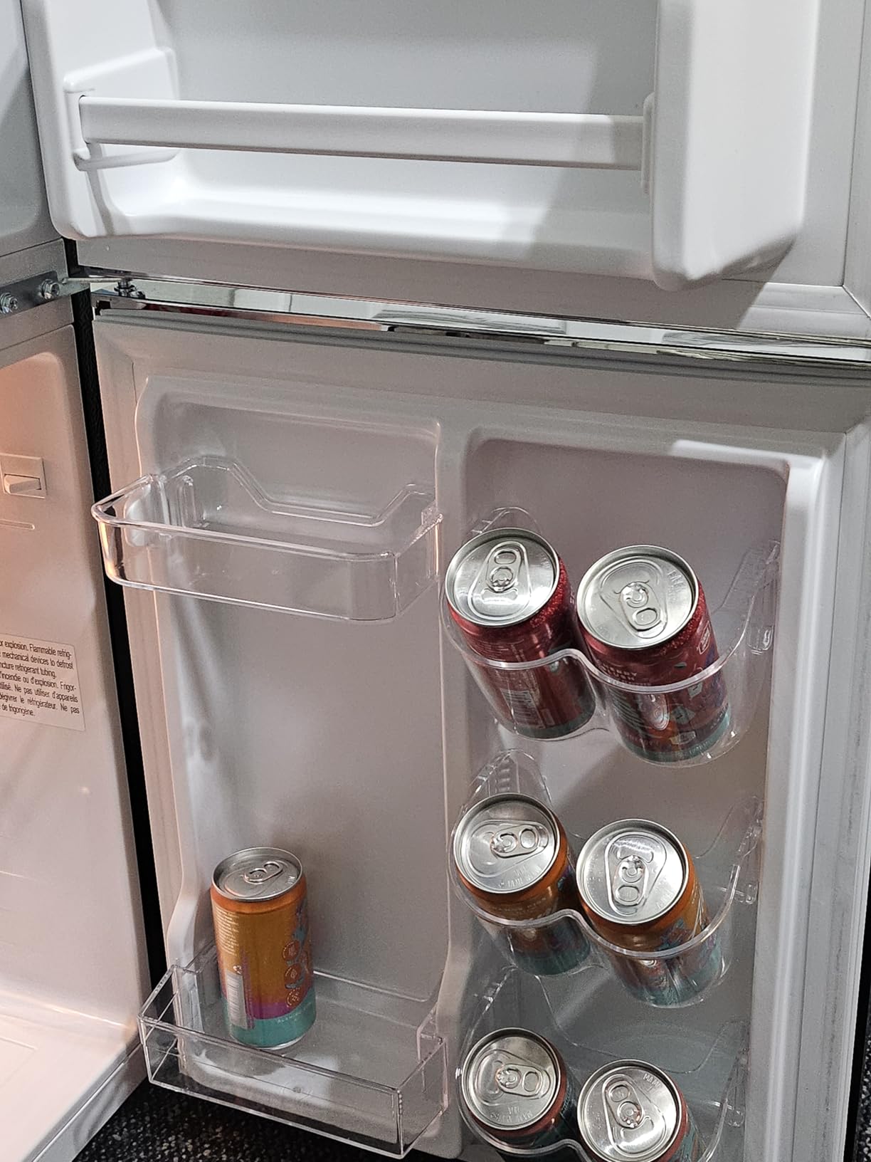 Frigidaire EFR840-Cream Retro Mini Fridge with Freezer & Side Bottle Opener-Small 2 Door Refrigerator for Office Bar or College Dorm Room-3.1 Cu Ft (Cream) customer photo 1