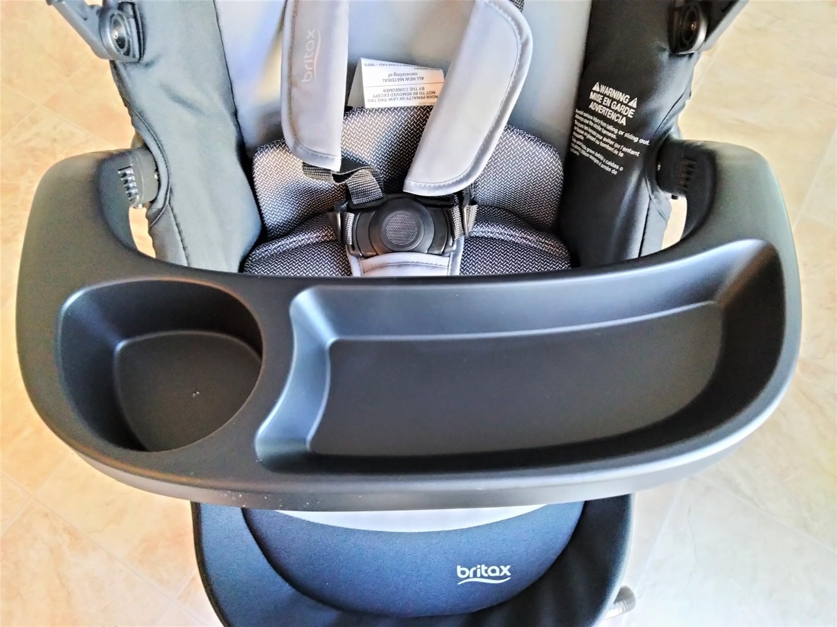 Britax Brook+ Modular Baby Stroller, Ultra-Lightweight Infant and Toddler Stroller with SafeWash Insert and 4 Ways to Stroll, Graphite Onyx customer photo 2