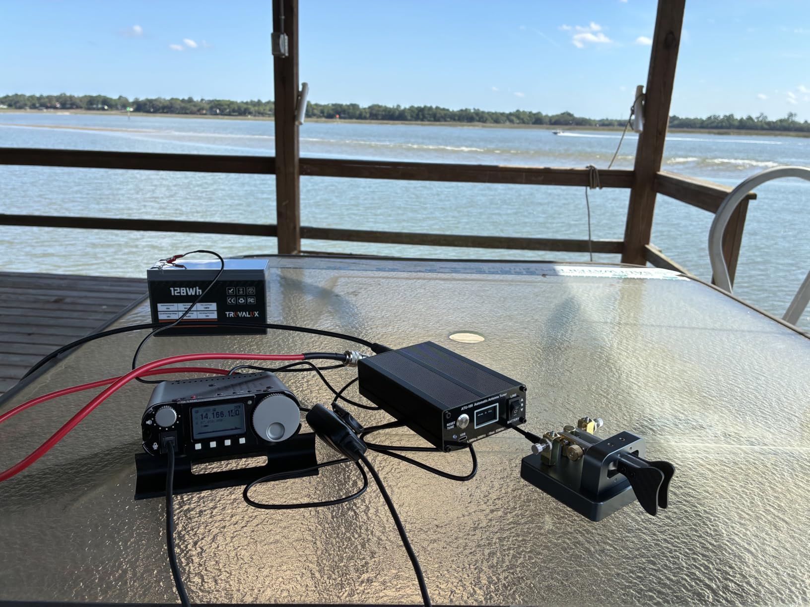 ATU-100 EXT Automatic Antenna Tuner for Ham Radio - 1.8-55MHz, Low SWR Tuner, Compact Design, Works with Amateur Radio Equipment, Ideal for POTA/SOTA/DX with 5000mAh Battery customer photo 1