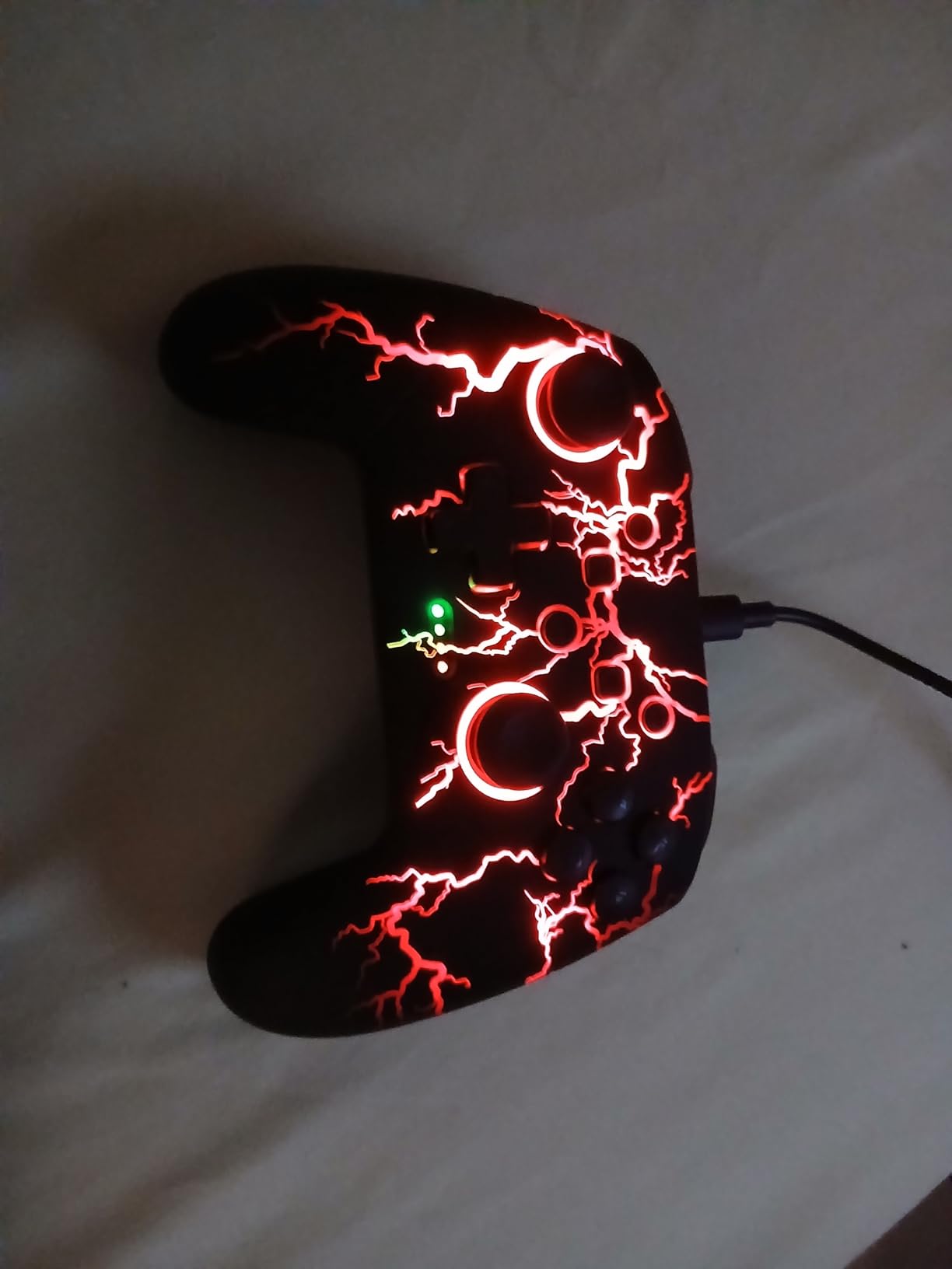 VOYEE Switch Controllers Compatible with Switch/Lite/OLED/PC Windows, Programmable RGB Lightning LED, Wireless Pro Controller with One Key Pairing/Wake Up/Turbo/Vibration customer photo 1