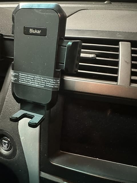 Blukar Car Phone Holder Mount, Super Stable Air Vent Cell Phone Car Mount with 2025 Metal Hook Clip, 360 Rotation, One Button Release for iPhone, Galaxy, Google, and All Other Smartphones customer photo 1