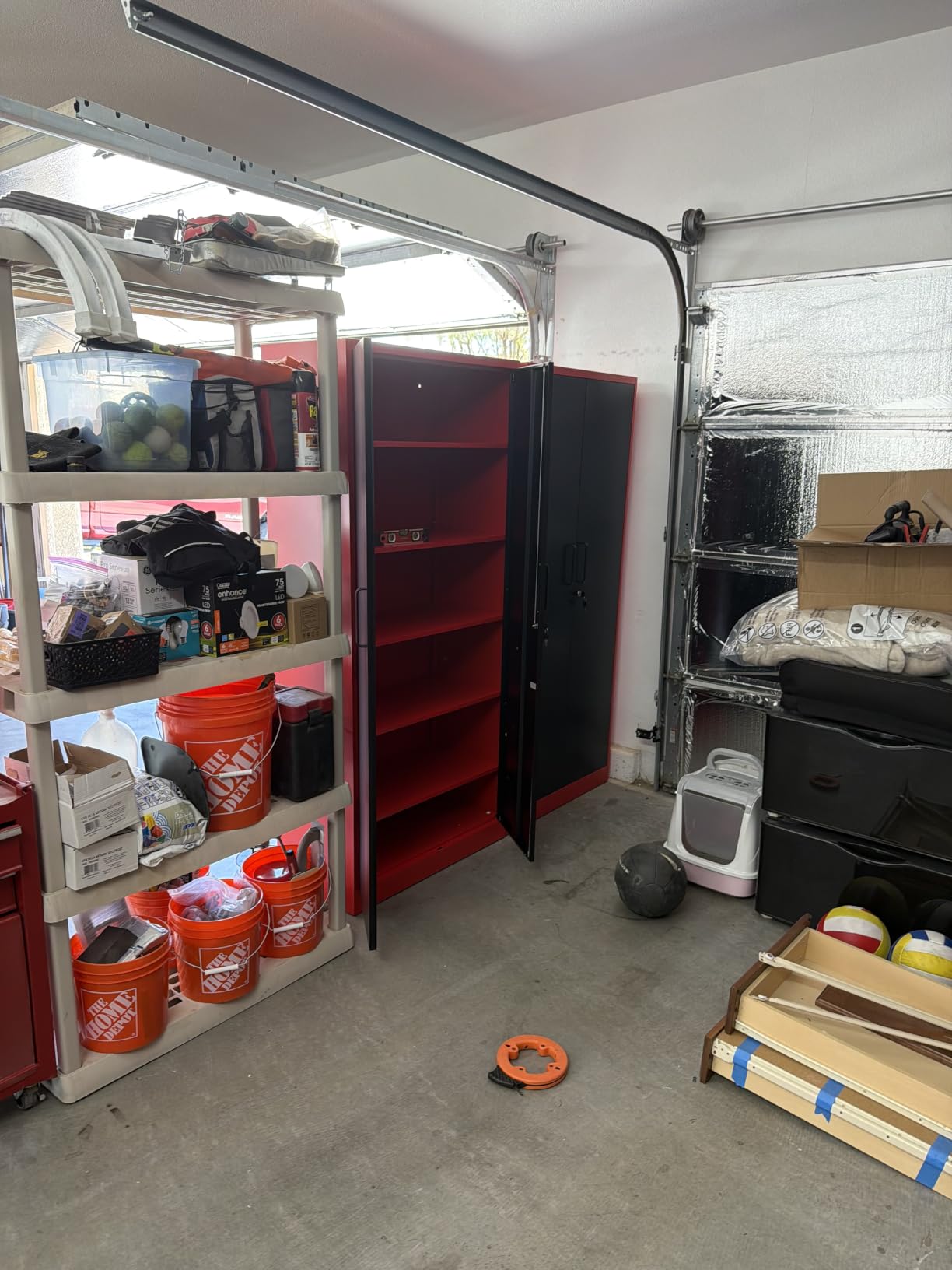 Yizosh Metal Storage Cabinet with Lock - 72