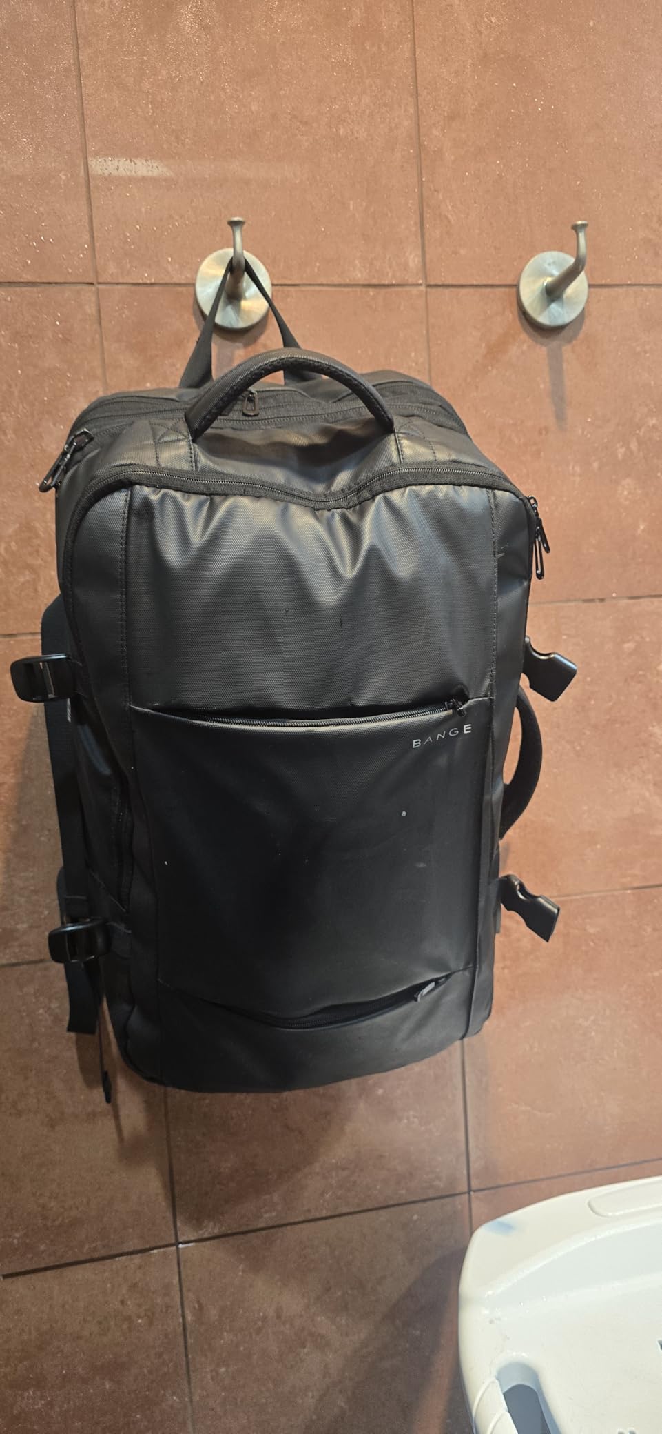 BANGE Carry-on Backpack, 45L Expandable Travel Backpacks,Weekend Backpack Briefcase,Waterproof Laptop Backpack customer photo 1