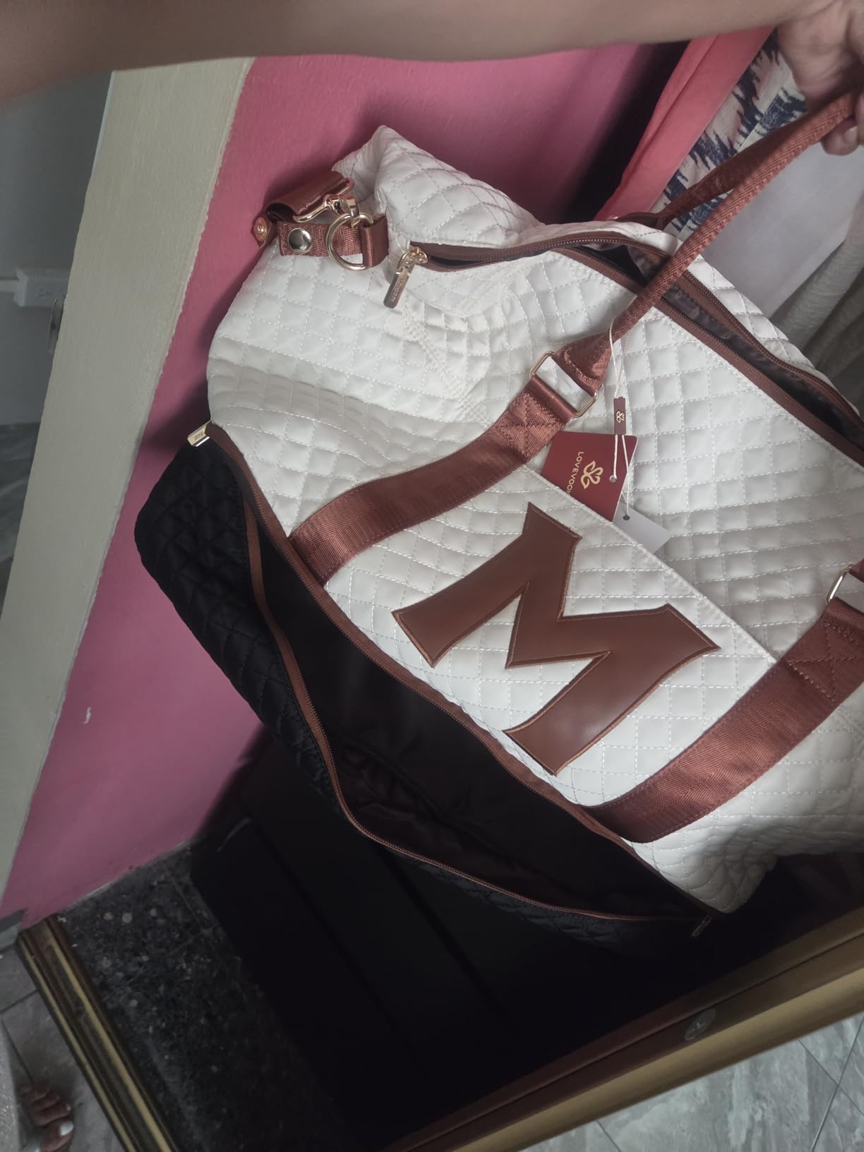 Travel Duffle Bag,Weekender Bags for Women with Shoe Compartment,Carry on Overnight Bag with Toiletry Bag,Gym Duffel Bag with Wet Pocket, Hospital Bags for Labor and Delivery customer photo 2