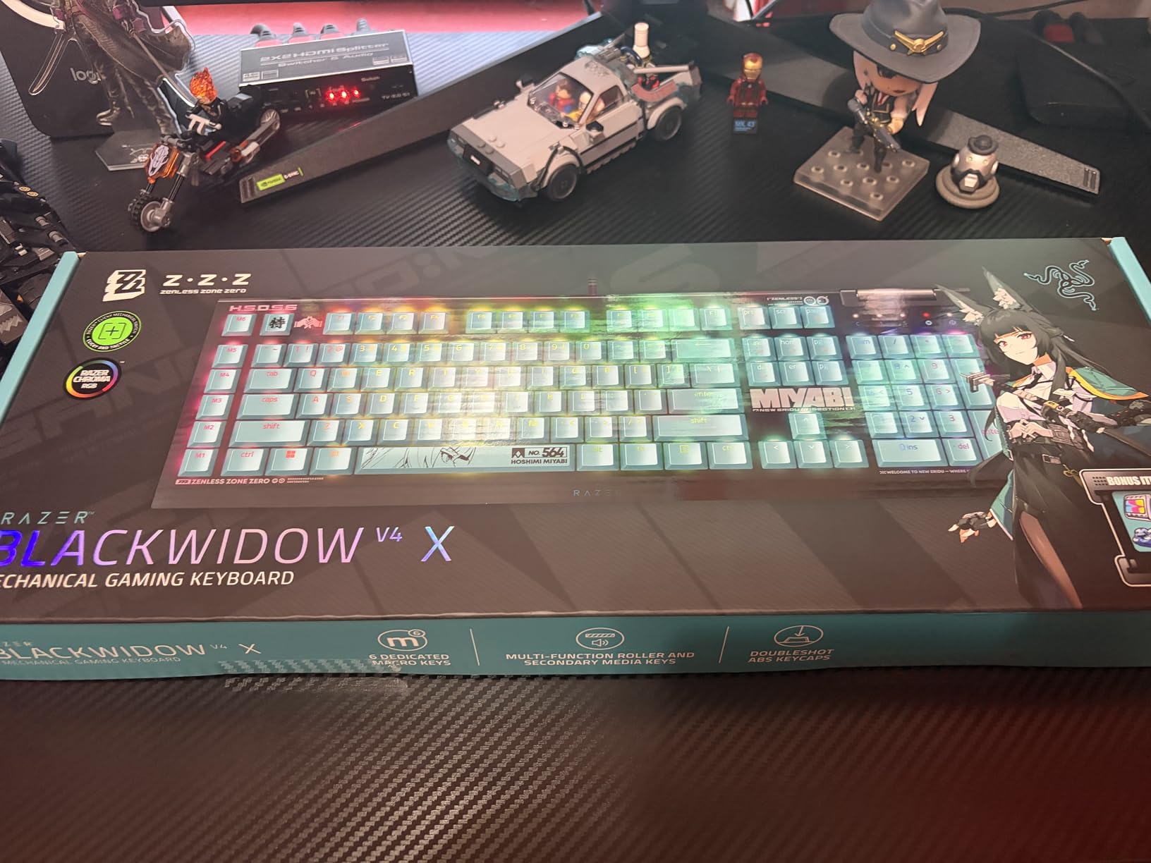 Razer BlackWidow V4 X Mechanical Gaming Keyboard: Yellow Switches Linear & Silent - 6 Macro Keys - Chroma RGB - Doubleshot ABS Keycaps - Snap Tap customer photo 2
