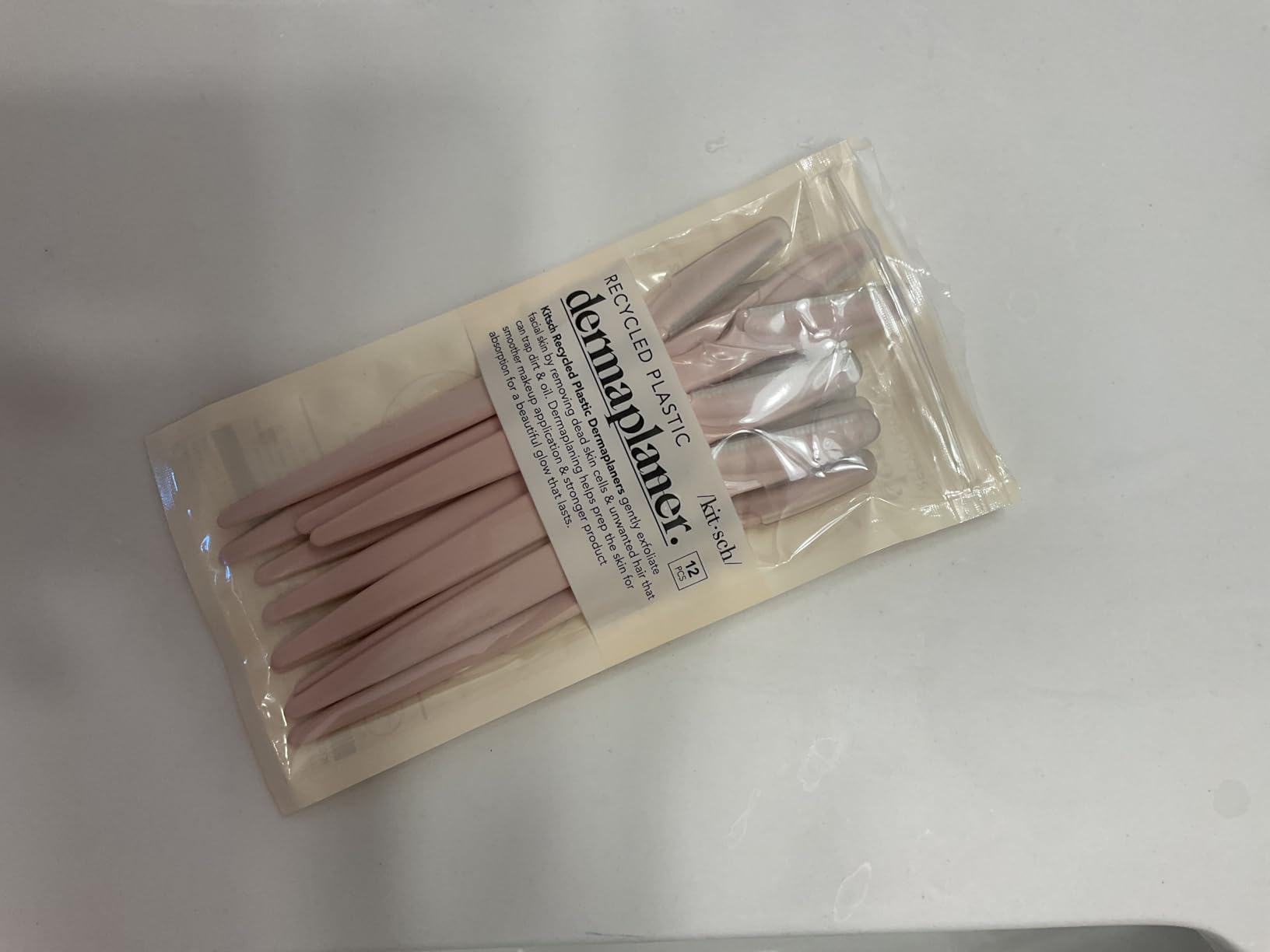 Kitsch Dermaplane Razor for Women Face - Face Razors for Women & Men, Eye Brow Razors & Face Shaver - Exfoliating Facial Razor & Dermaplaner as Skin Care Tool for Smoother Skin - Coral, 12 pcs customer photo 1
