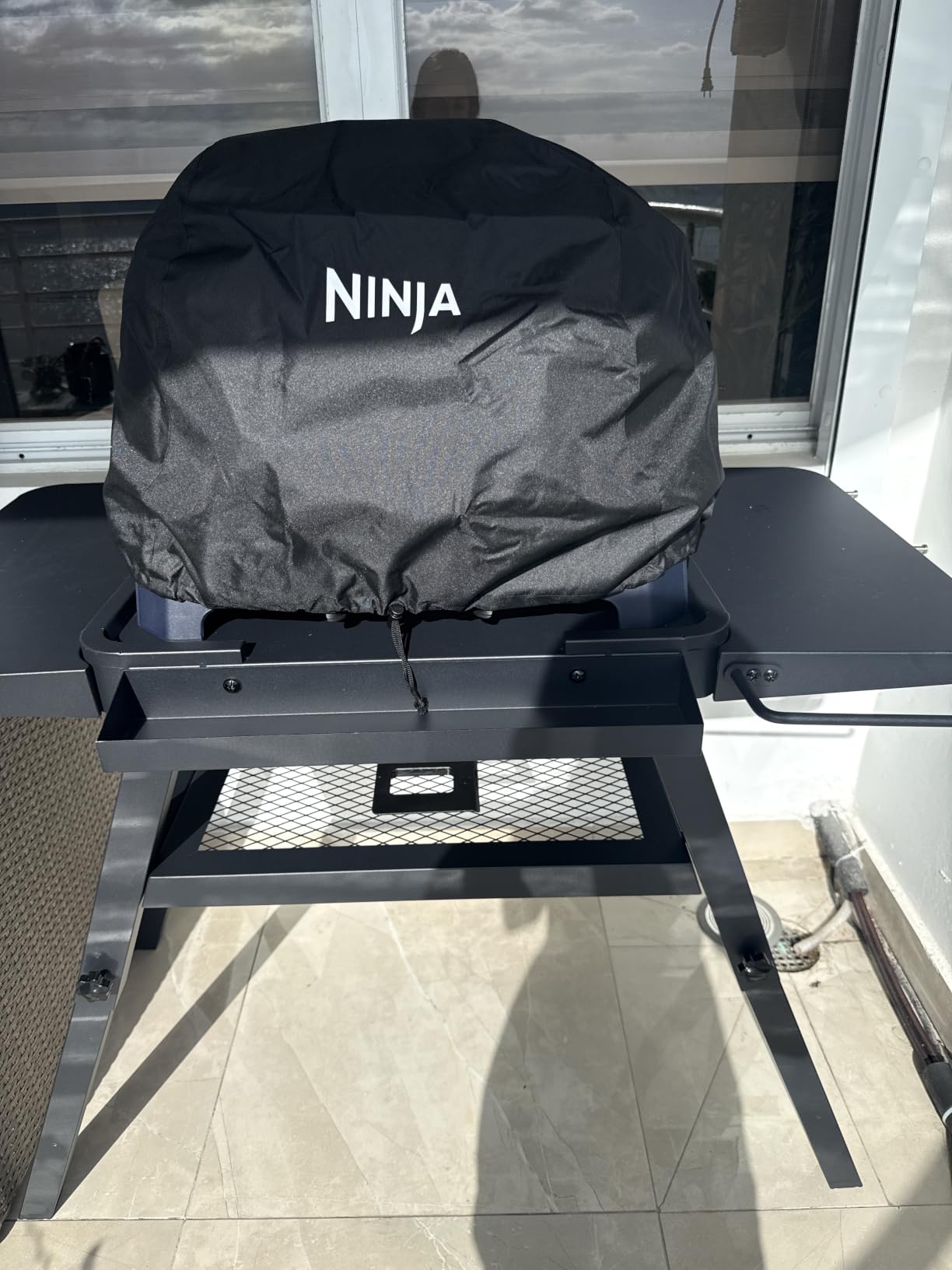 Ninja Woodfire XL Premium Grill Cover Pro | Compatible with XL Grill & Smoker | UV & Water Resistant | Elastic Drawstring for Snug Fit | Year-Round Protection | XSKCOVERXL customer photo 1