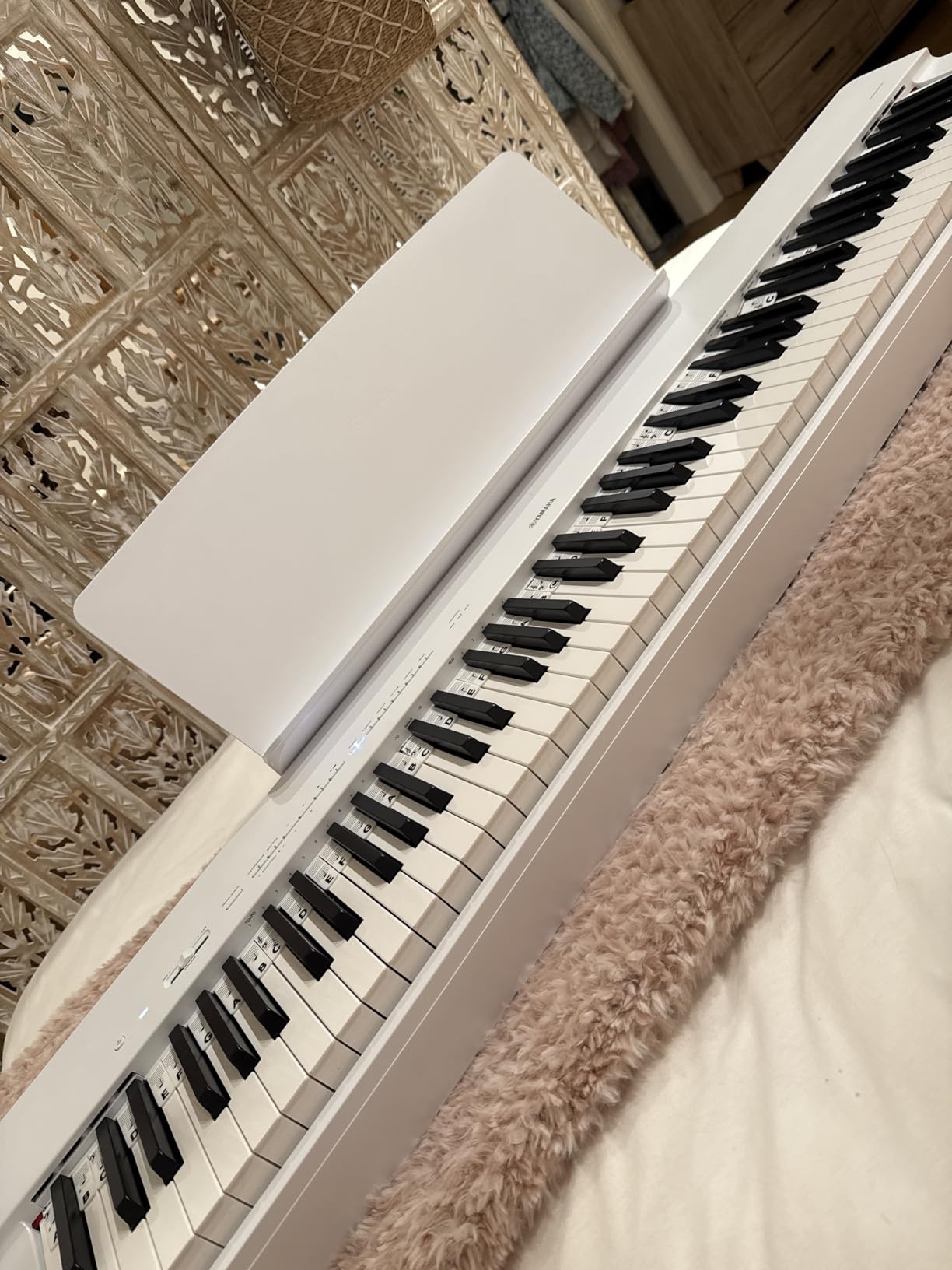 Yamaha P225 88-Key Digital Piano with Weighted Keys, Portable Design, Built-In Speakers, Black (P225B) customer photo 1