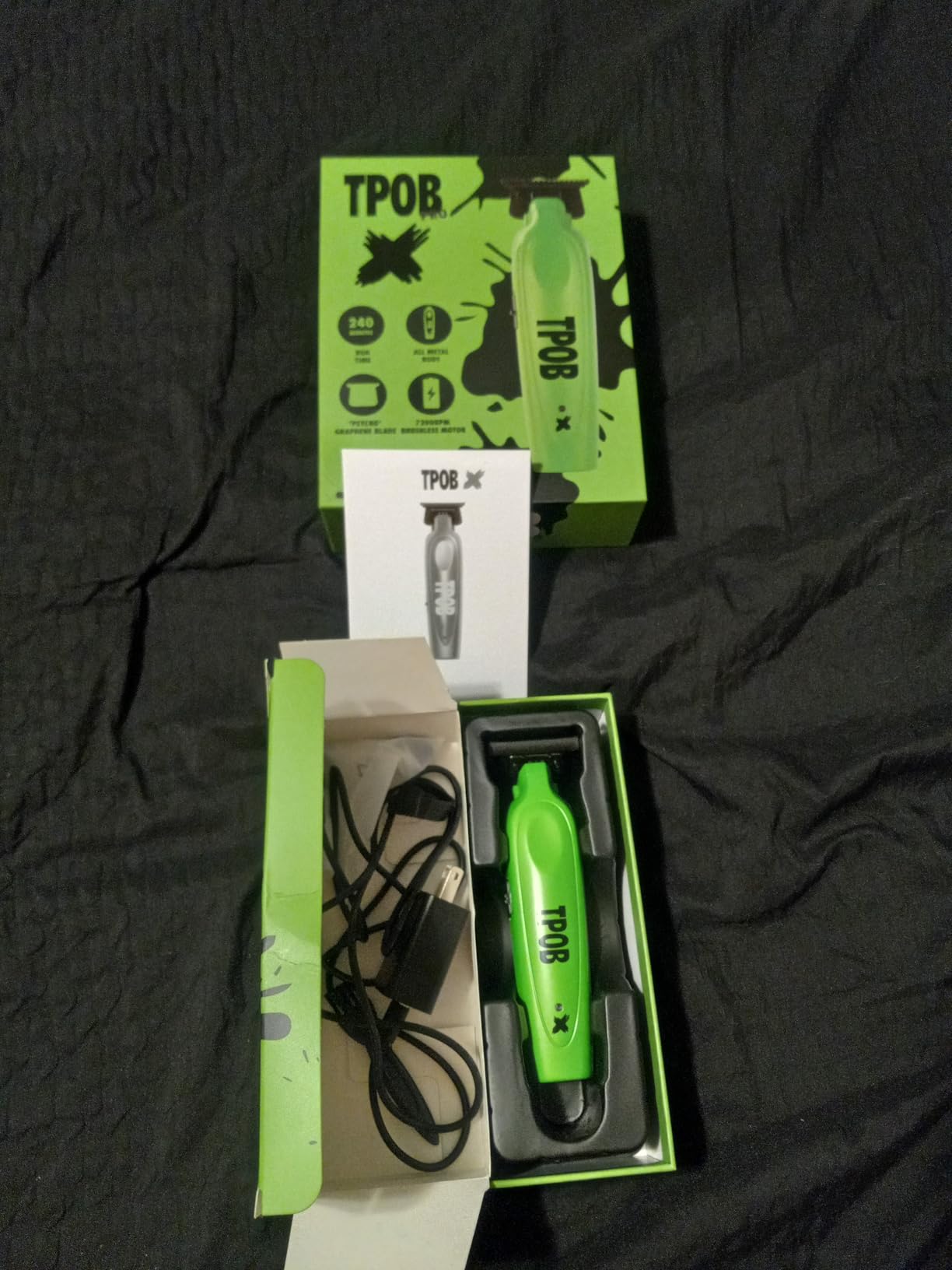 TPOB X Digital Brushless 6800rpm Metal Professional Hair Clippers for Men, XO Combination Fade/Taper Blade Cordless Rechargeable Clippers customer photo 2