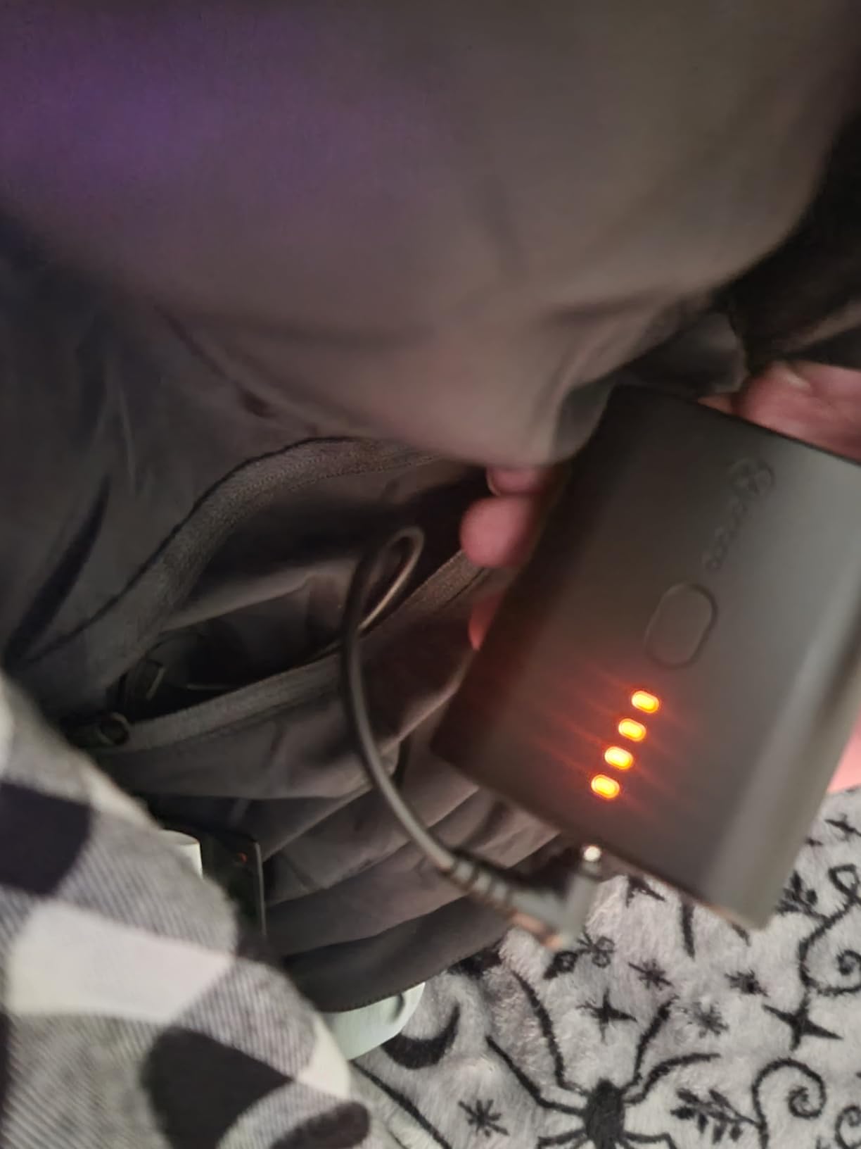 Men's 5 Heat Zones Dual Control Heated Jacket, Heated Coat with USB-C Rechargeable Battery customer photo 2